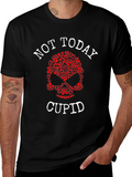 Not Today Cupid Graphic Tee - Anti Valentines Day