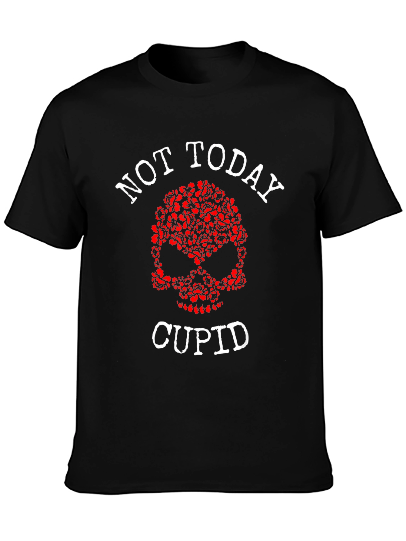 Not Today Cupid Graphic Tee - Anti Valentines Day