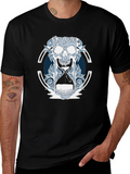 Skull Hourglass Graphic T-Shirt