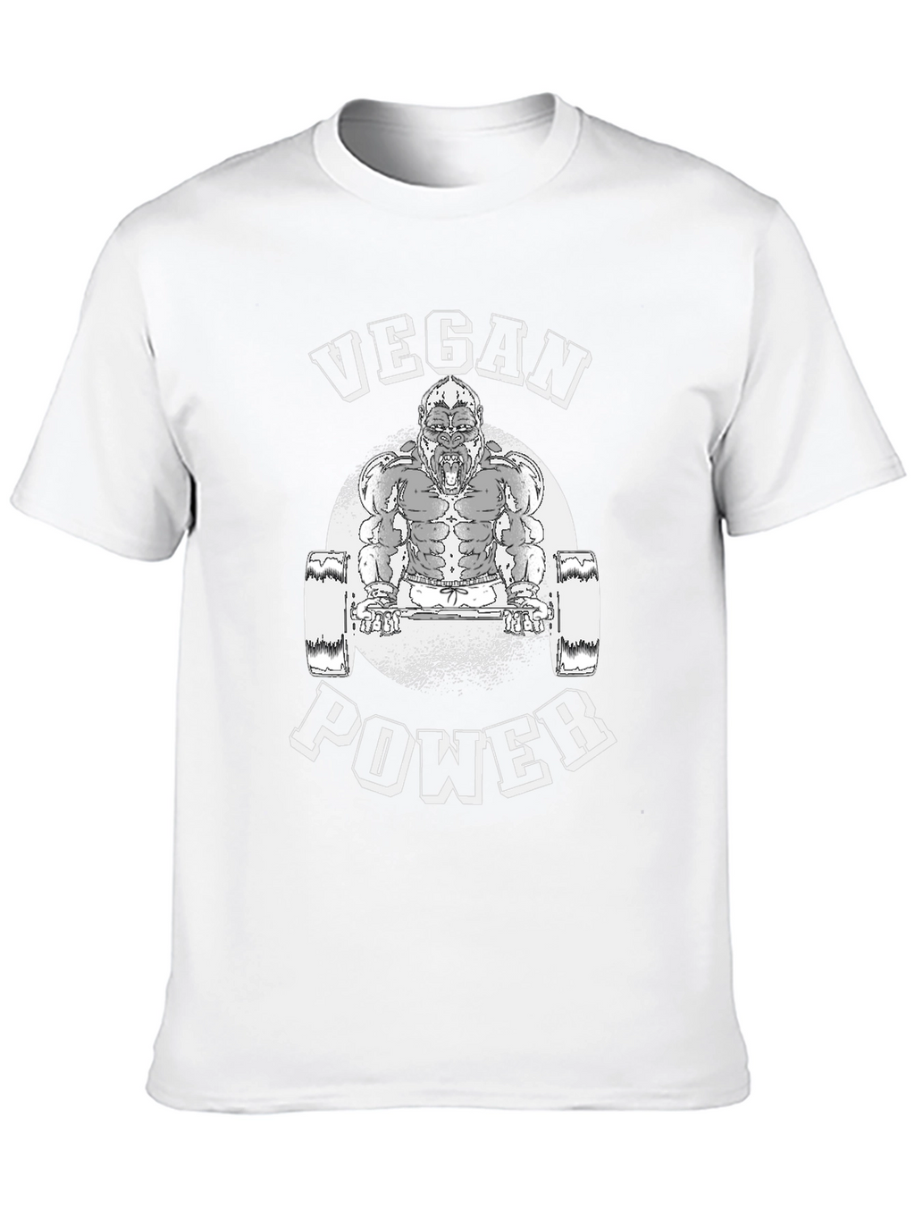 Vegan Power Gorilla Gym T-Shirt