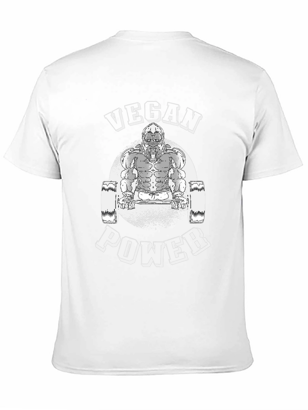 Vegan Power Gorilla Gym T-Shirt