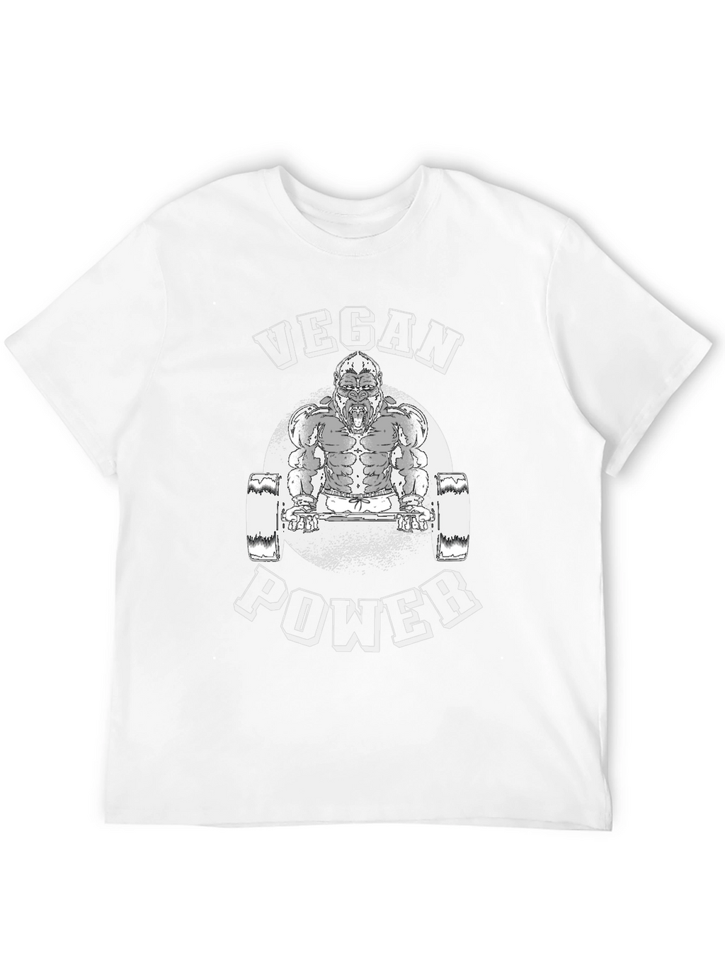 Vegan Power Gorilla Gym T-Shirt