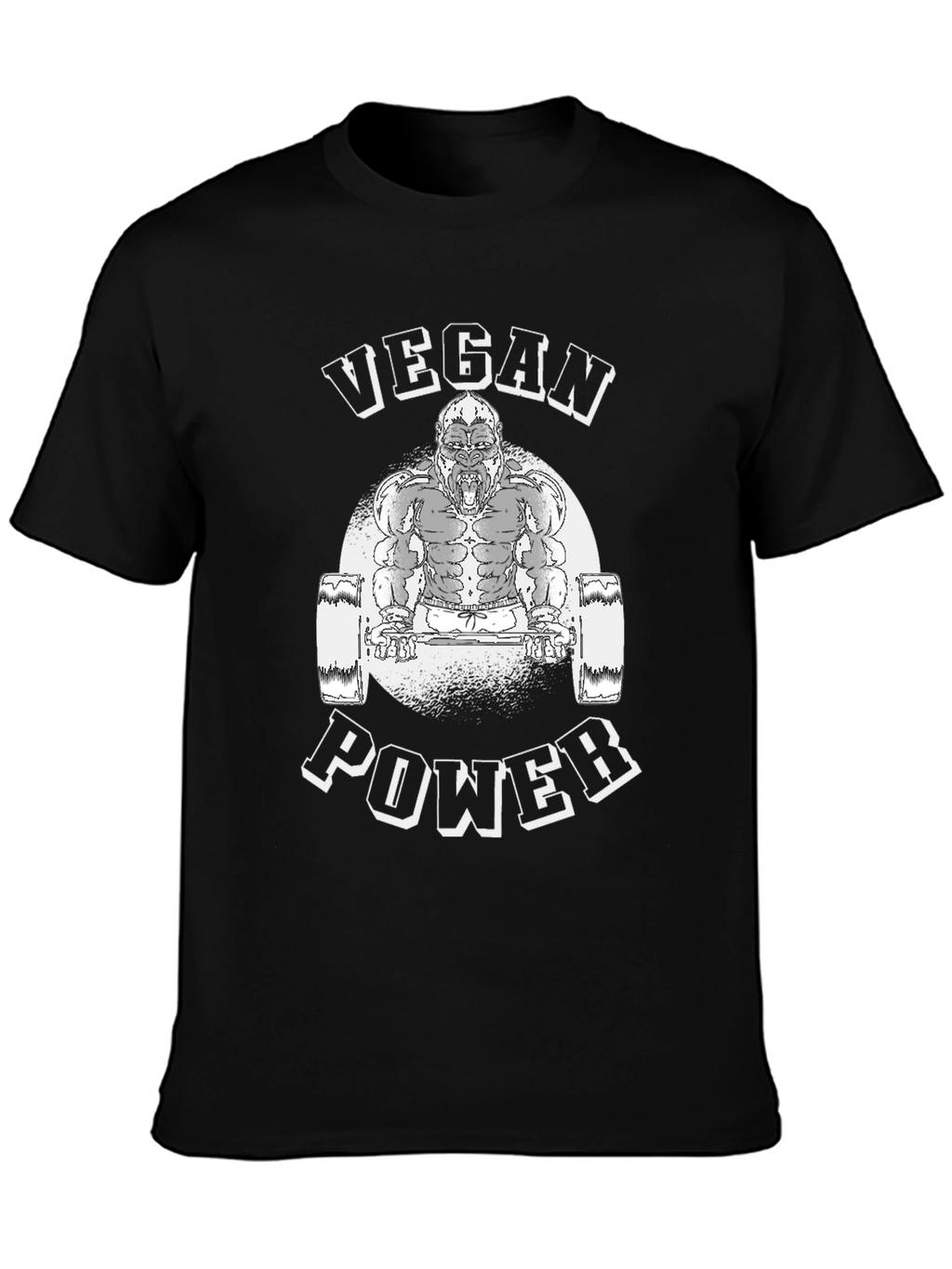 Vegan Power Gorilla Gym T-Shirt
