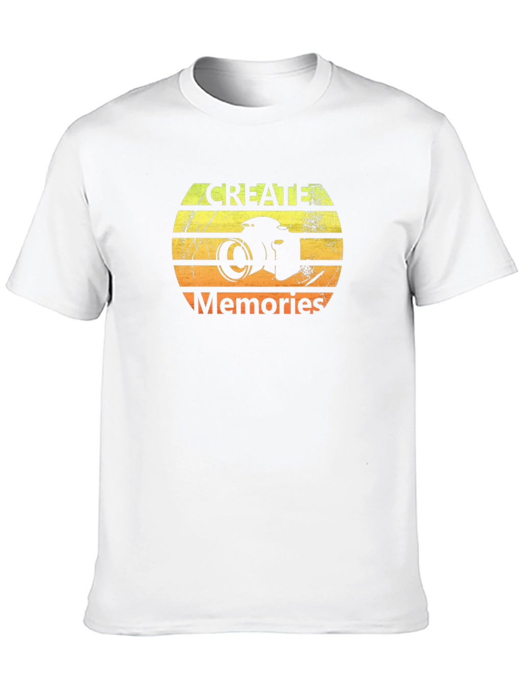 Create Memories Retro Camera Graphic Tee