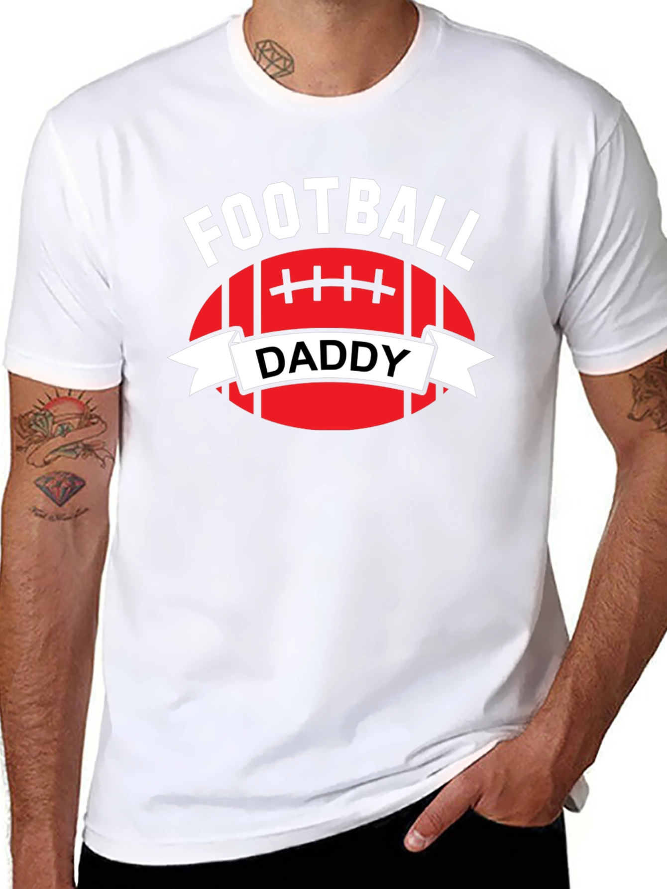 Football Daddy Graphic Tee