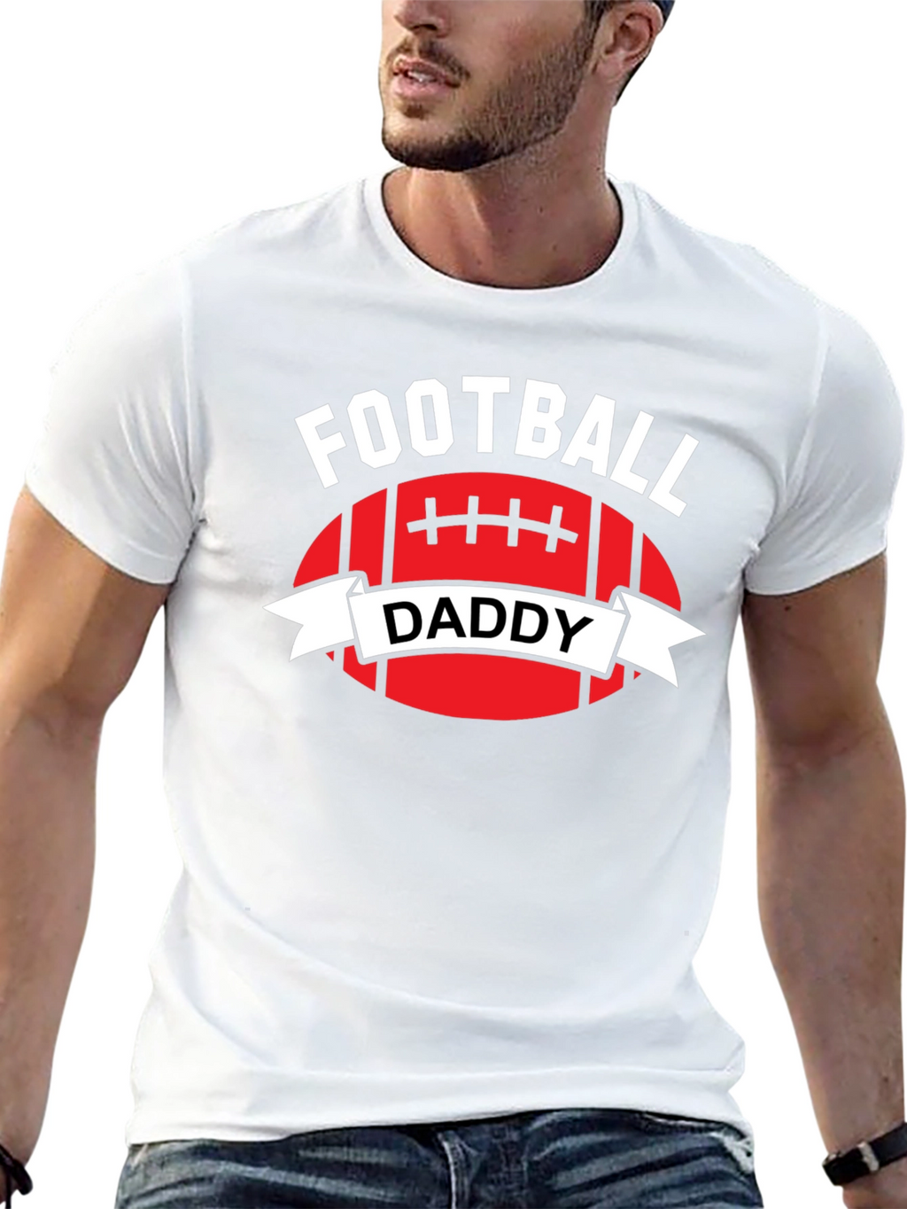 Football Daddy Graphic Tee