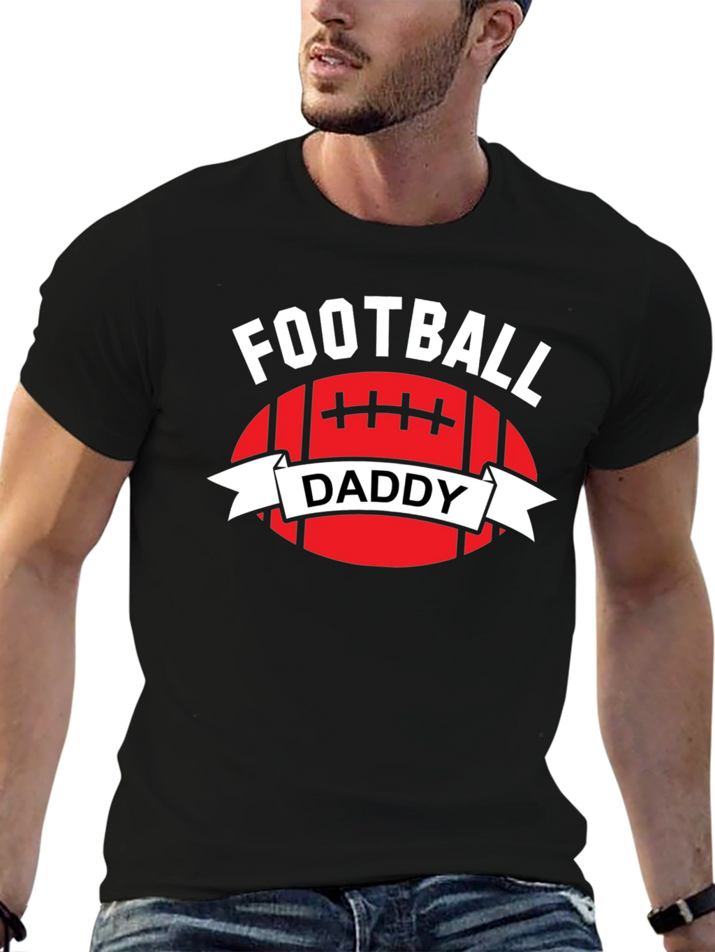 Football Daddy Graphic Tee
