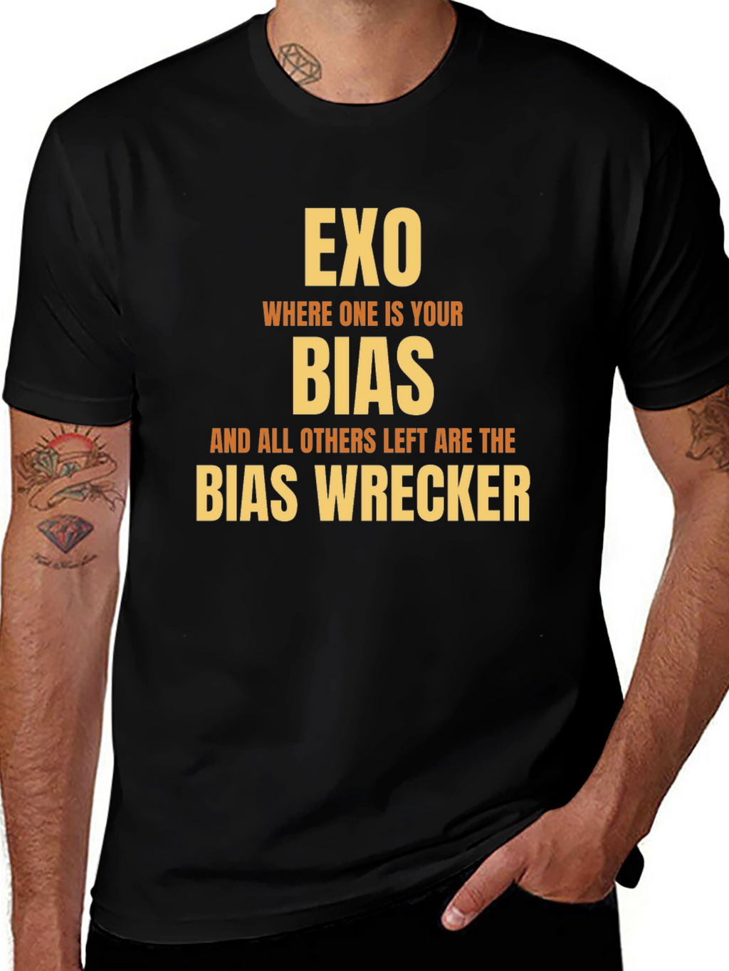 EXO Bias Wrecker Graphic Tee - K-Pop Inspired