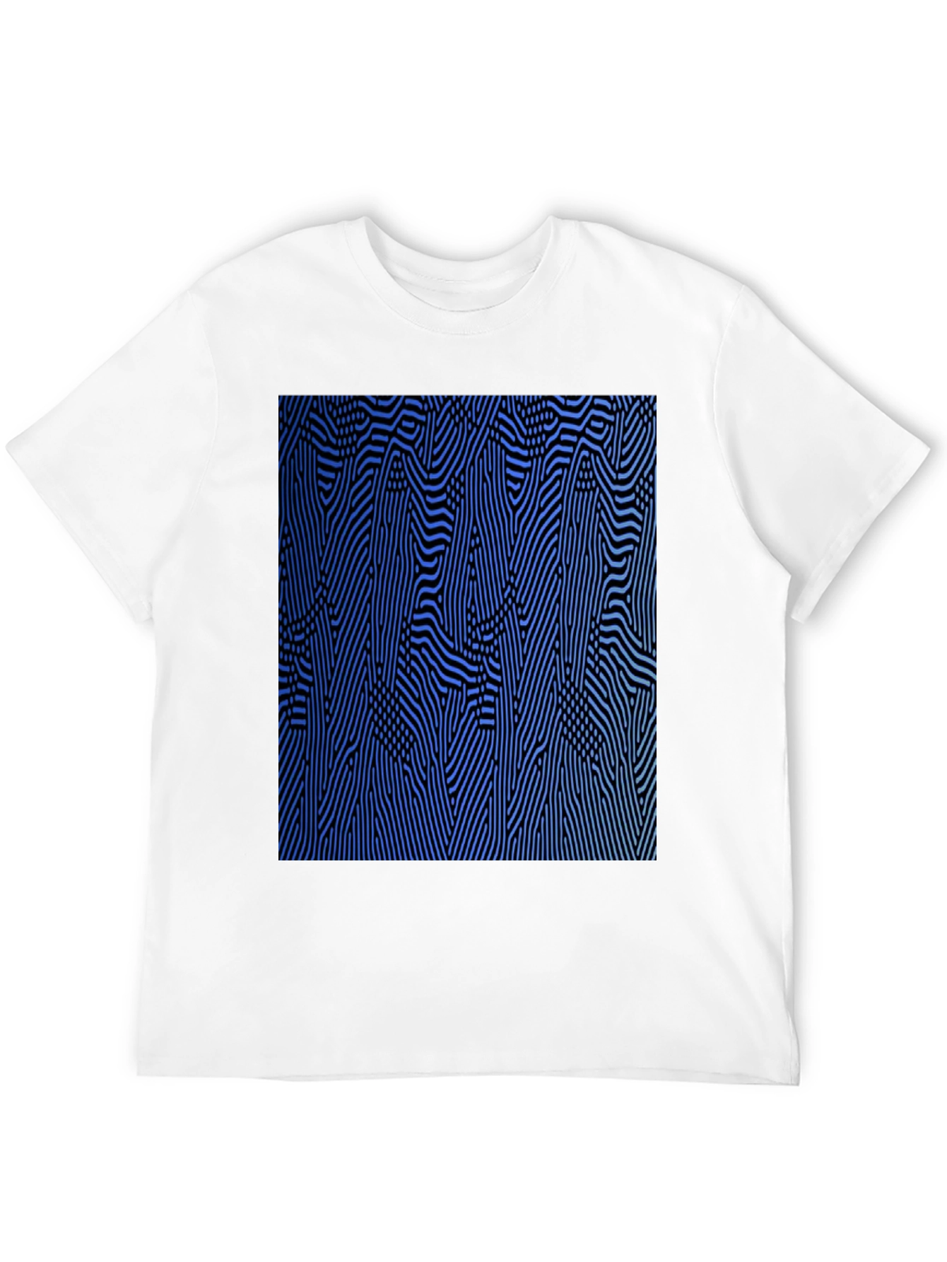 Abstract Pattern Graphic Tee - Modern Style