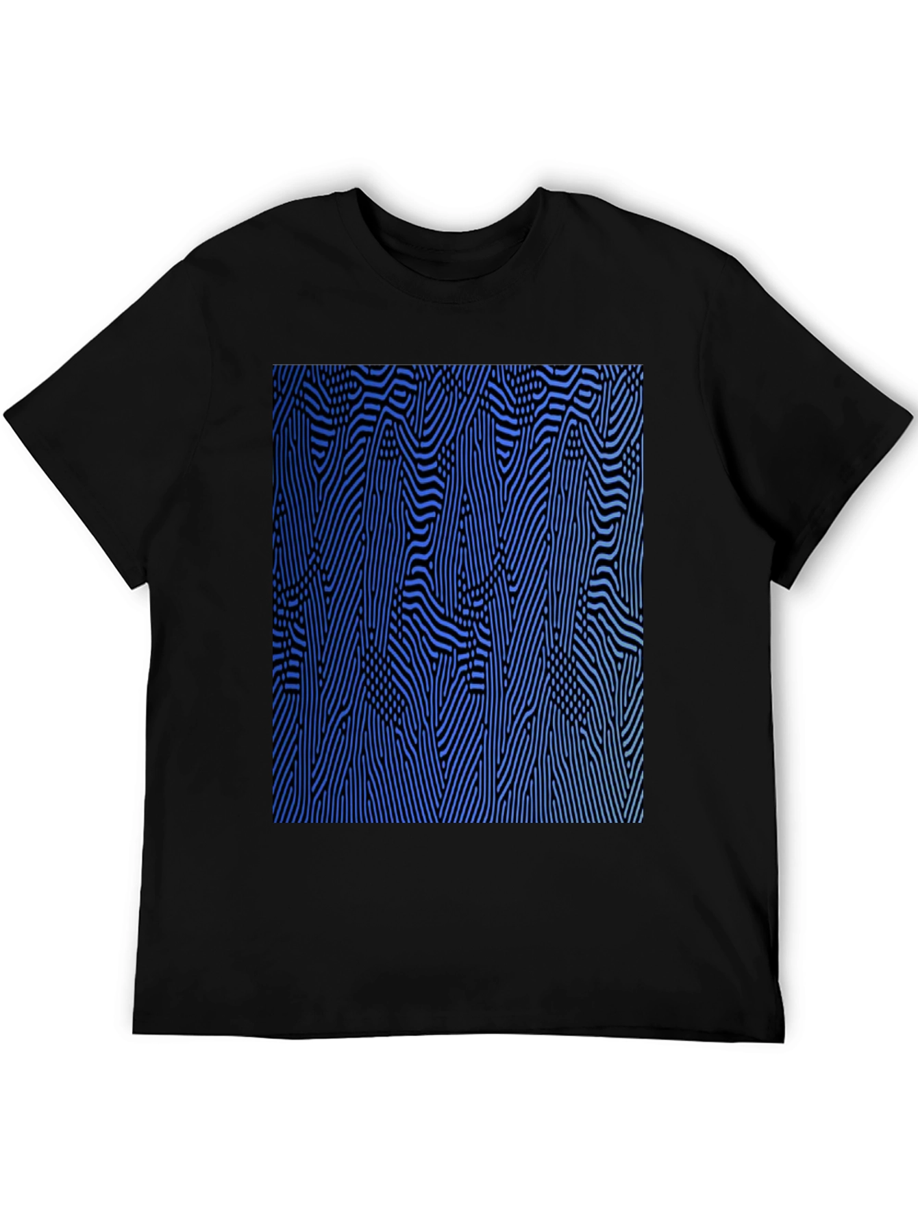 Abstract Pattern Graphic Tee - Modern Style