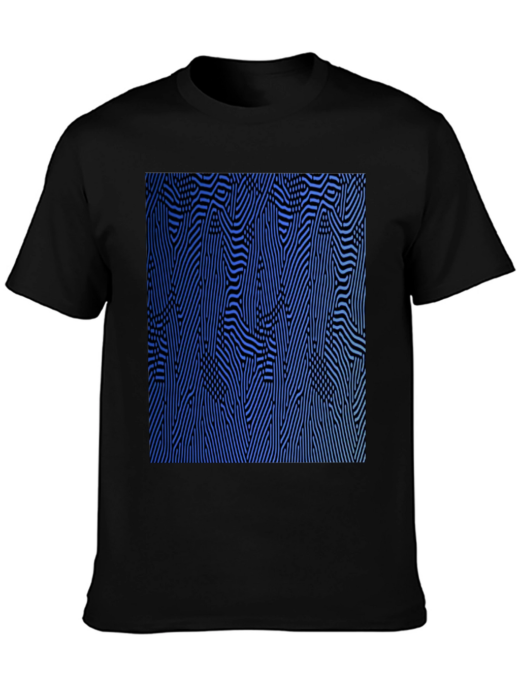 Abstract Pattern Graphic Tee - Modern Style