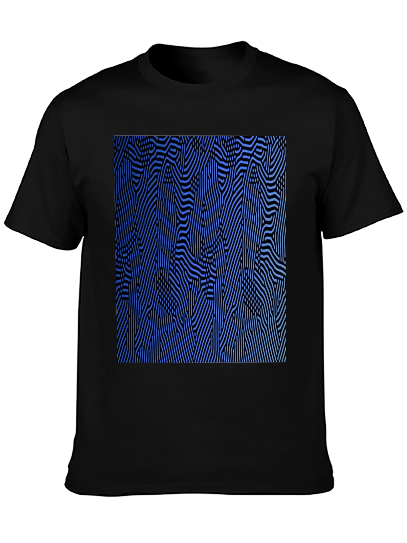 Abstract Pattern Graphic Tee - Modern Style