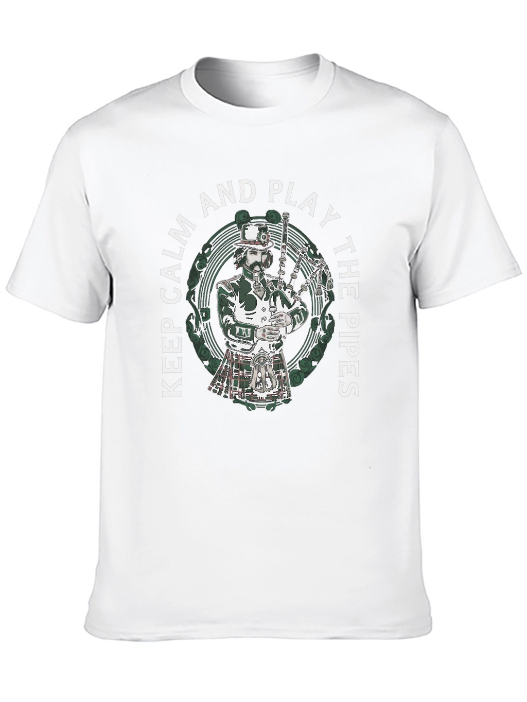 Keep Calm and Play the Pipes T-Shirt
