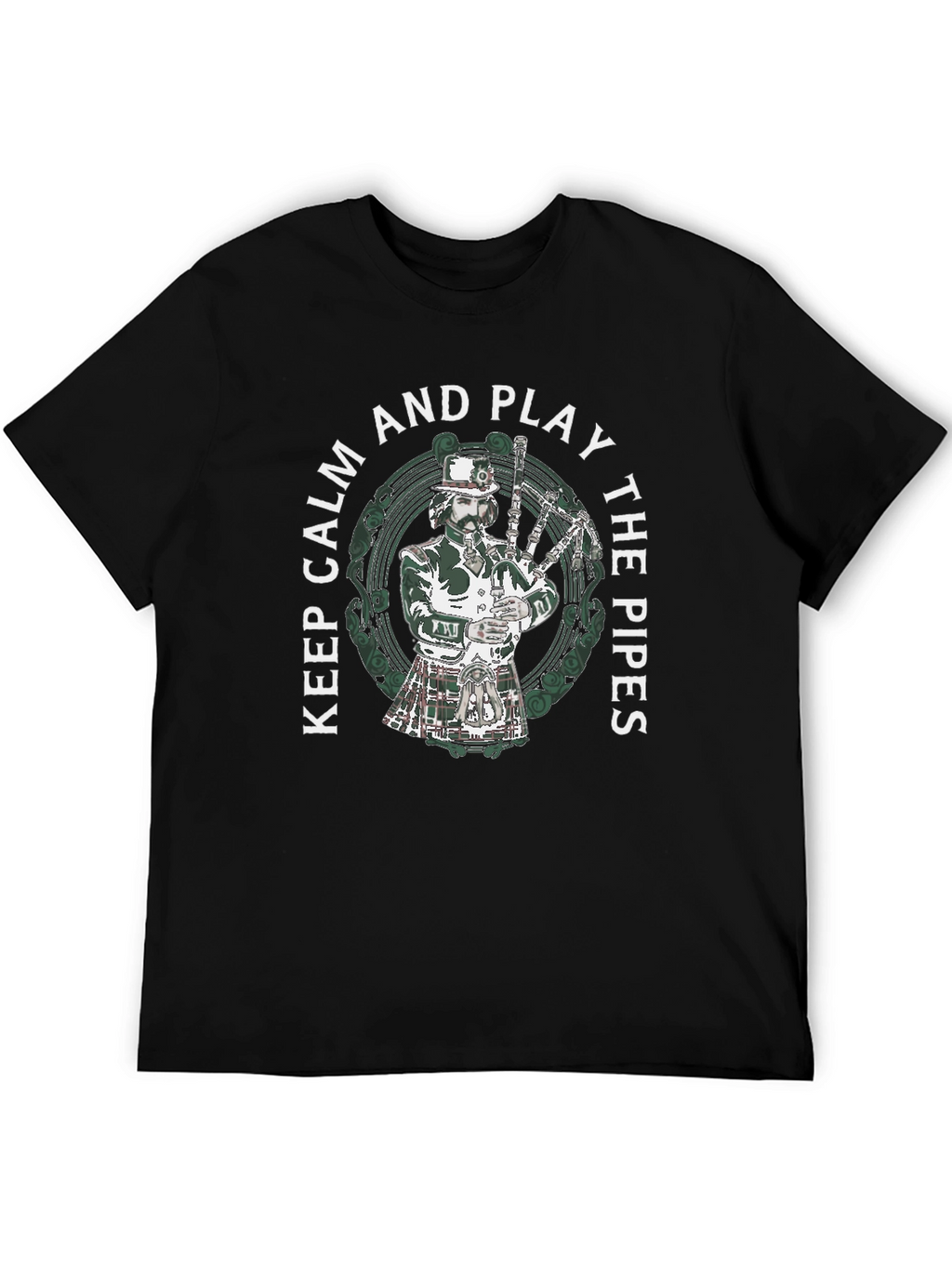 Keep Calm and Play the Pipes T-Shirt