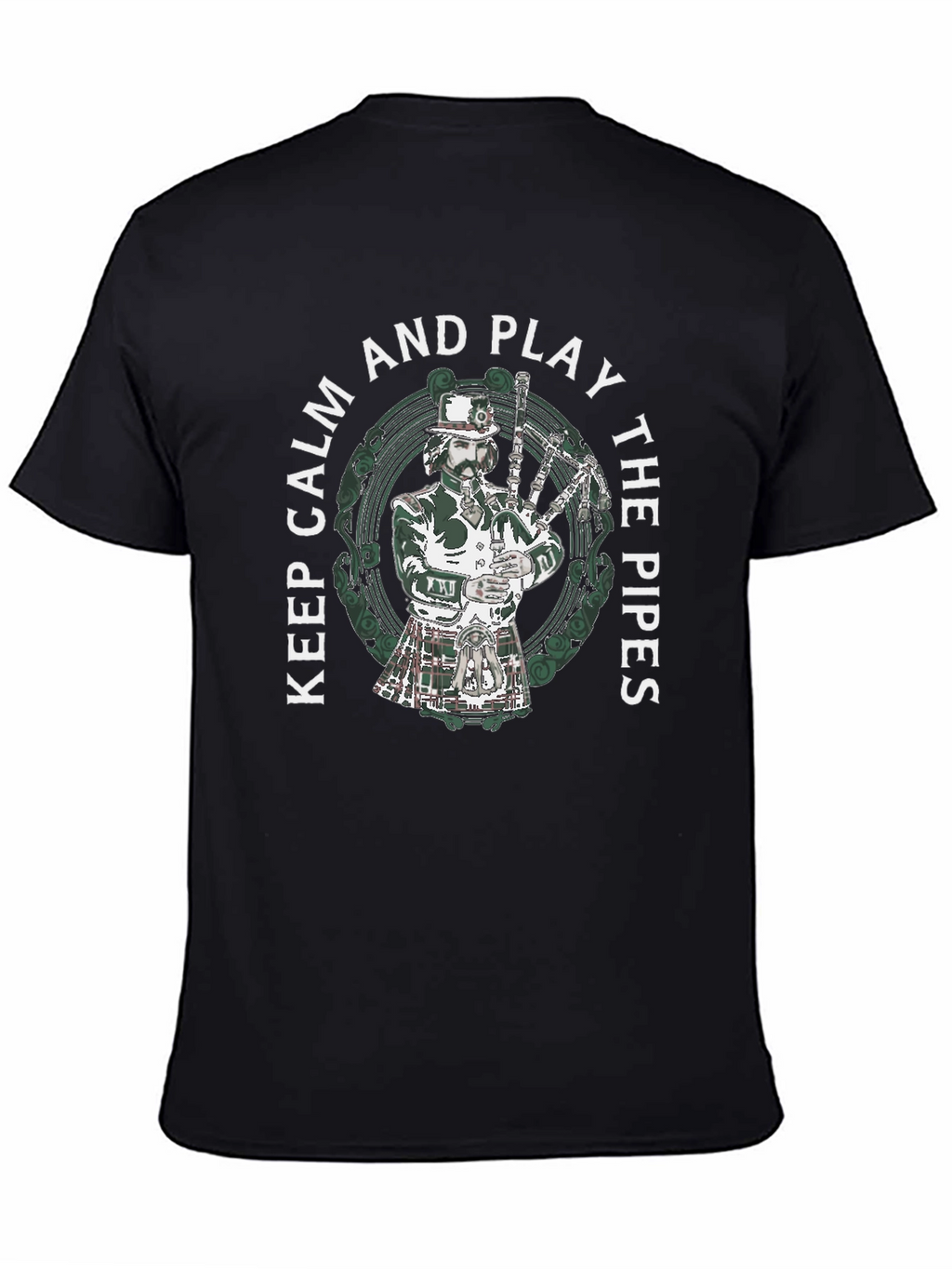 Keep Calm and Play the Pipes T-Shirt