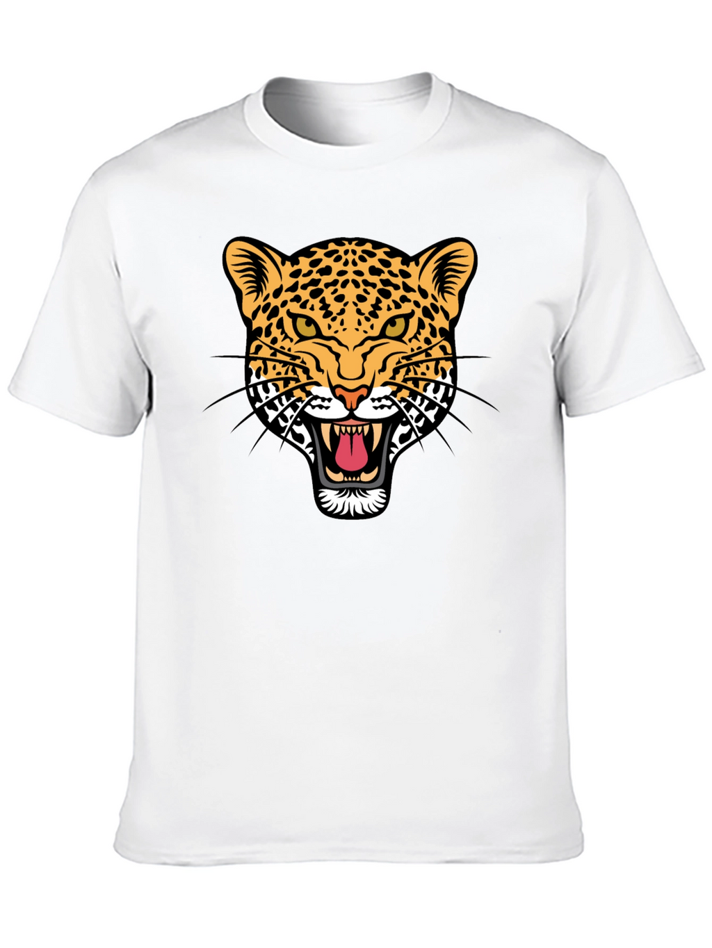 Bold Leopard Graphic T-Shirt