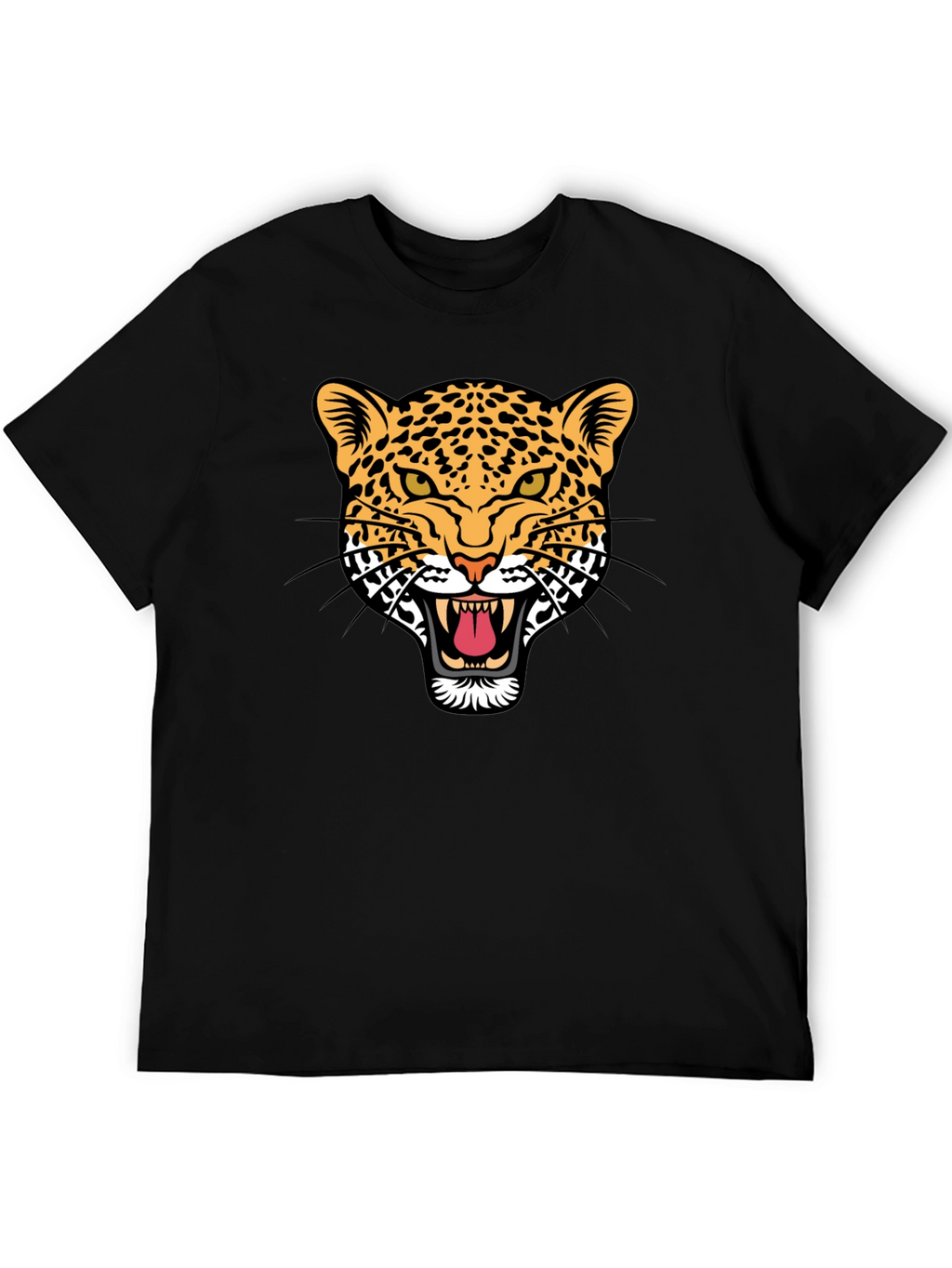 Bold Leopard Graphic T-Shirt