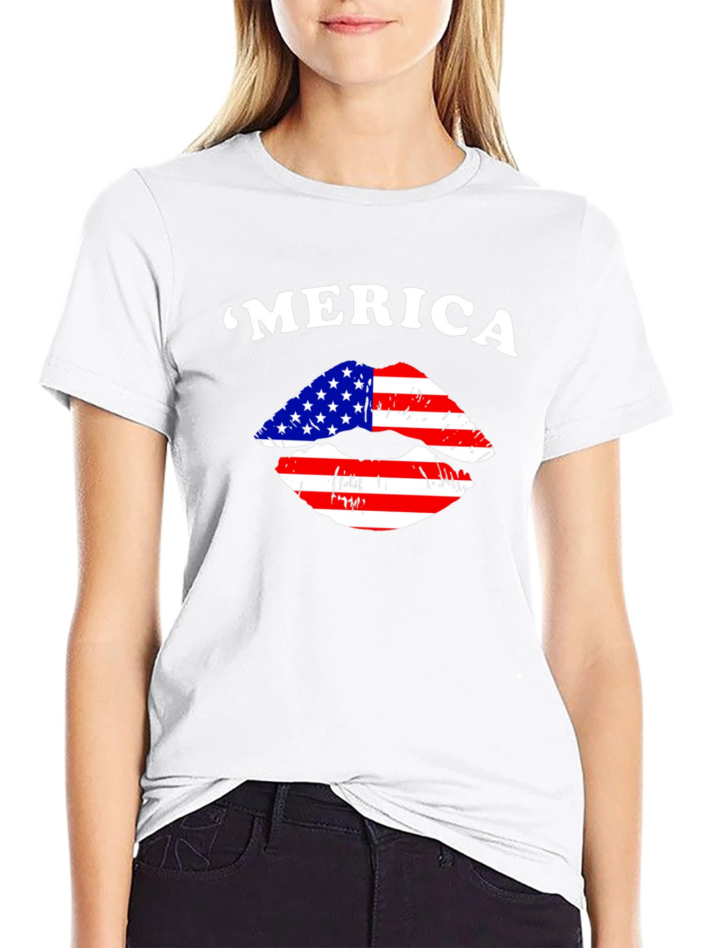 Patriotic Lips T-Shirt