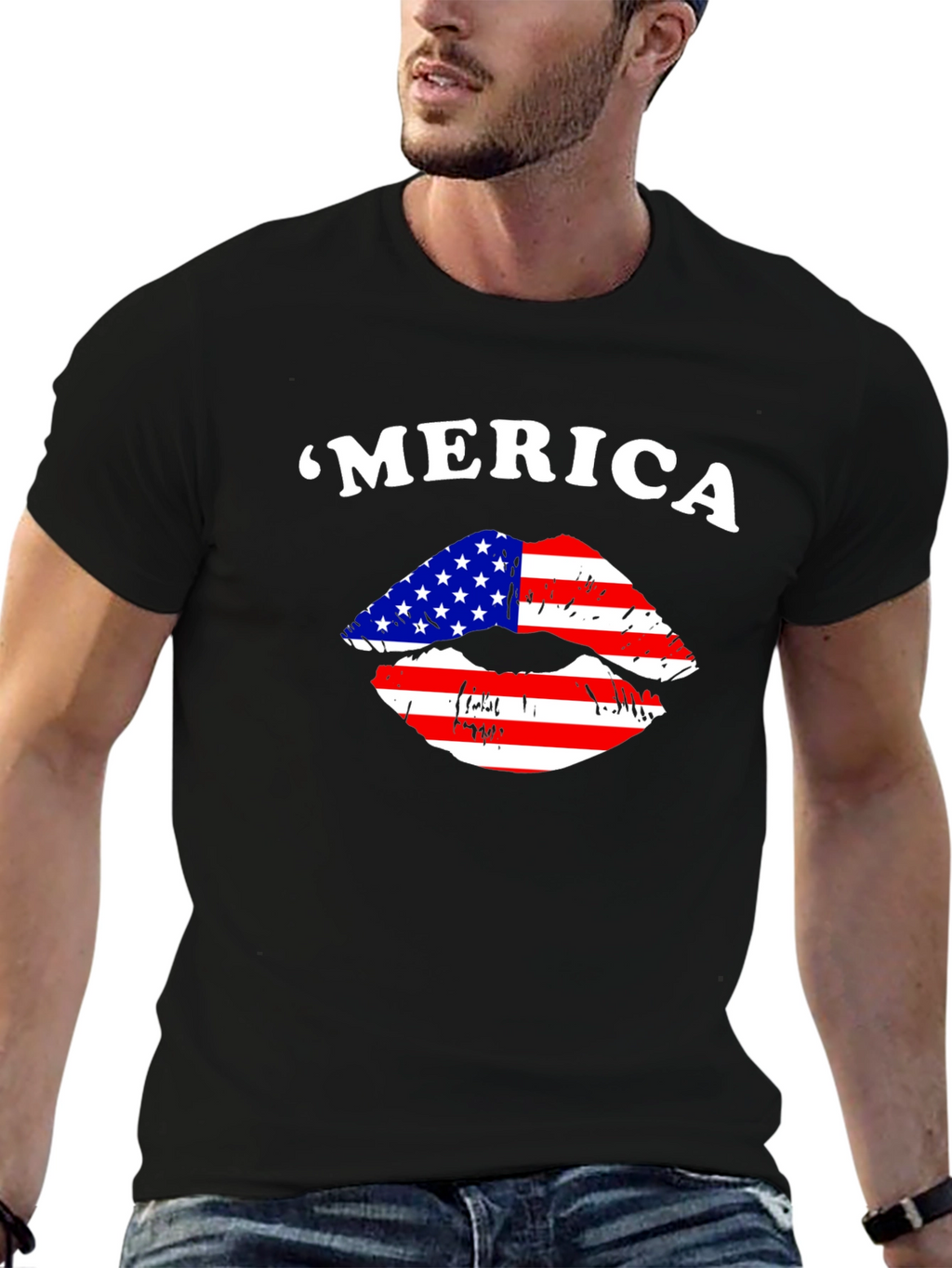 Patriotic Lips T-Shirt