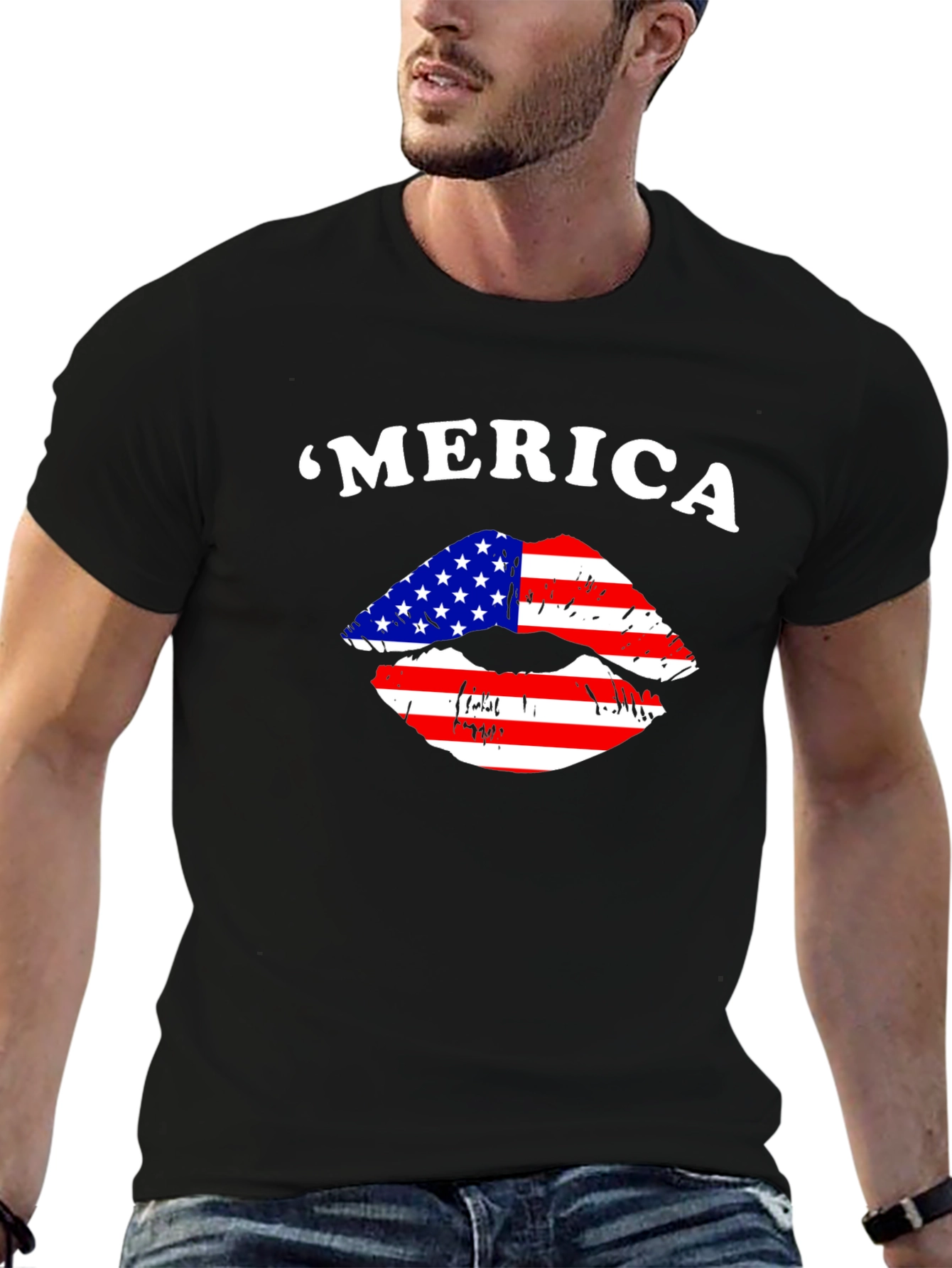 Patriotic Lips T-Shirt