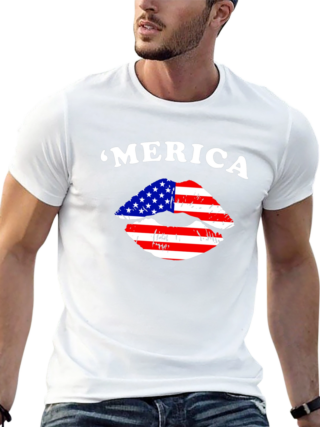 Patriotic Lips T-Shirt