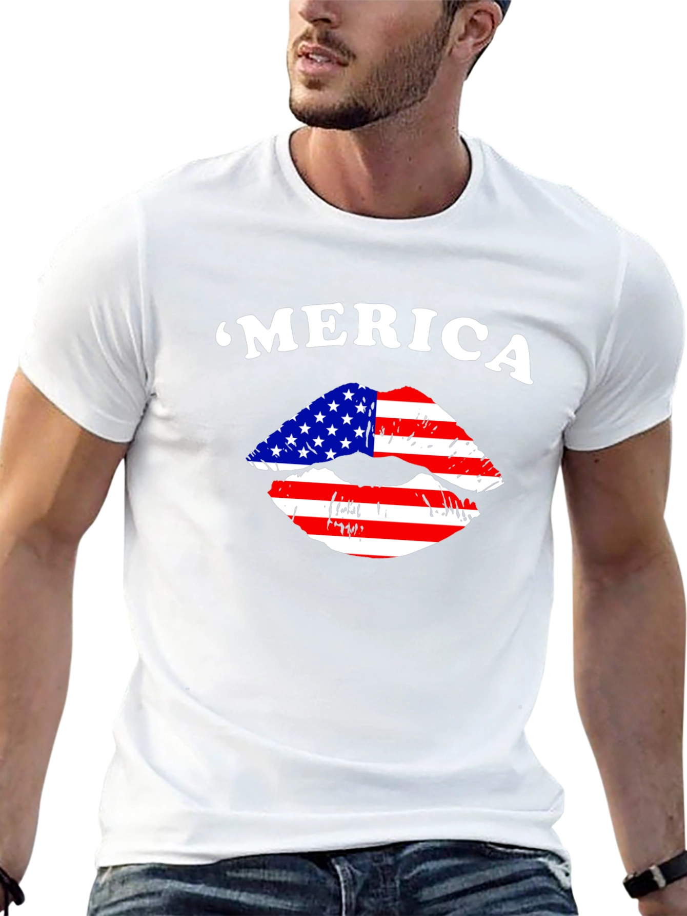 Patriotic Lips T-Shirt