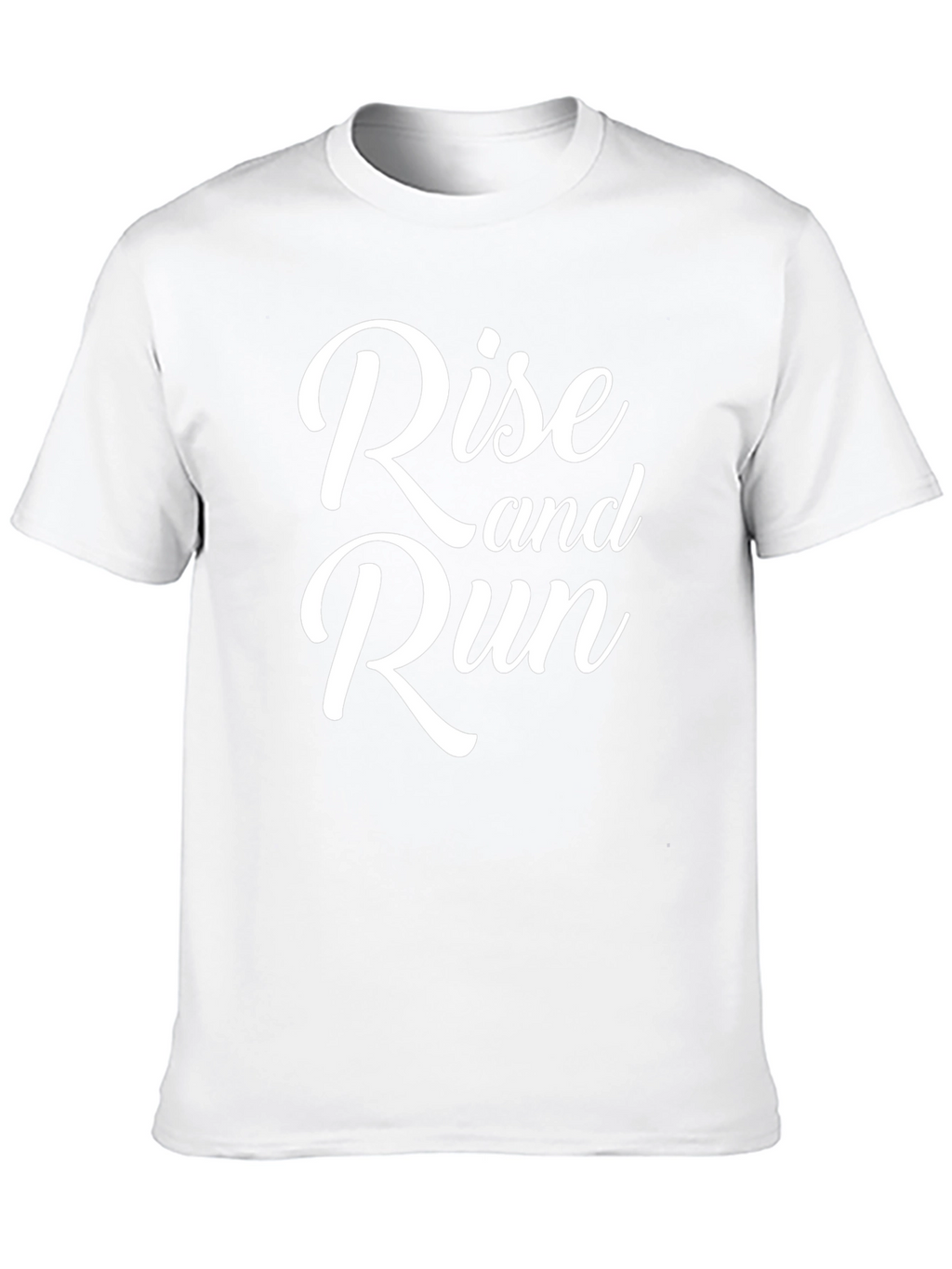 Rise and Run Black Graphic Tee