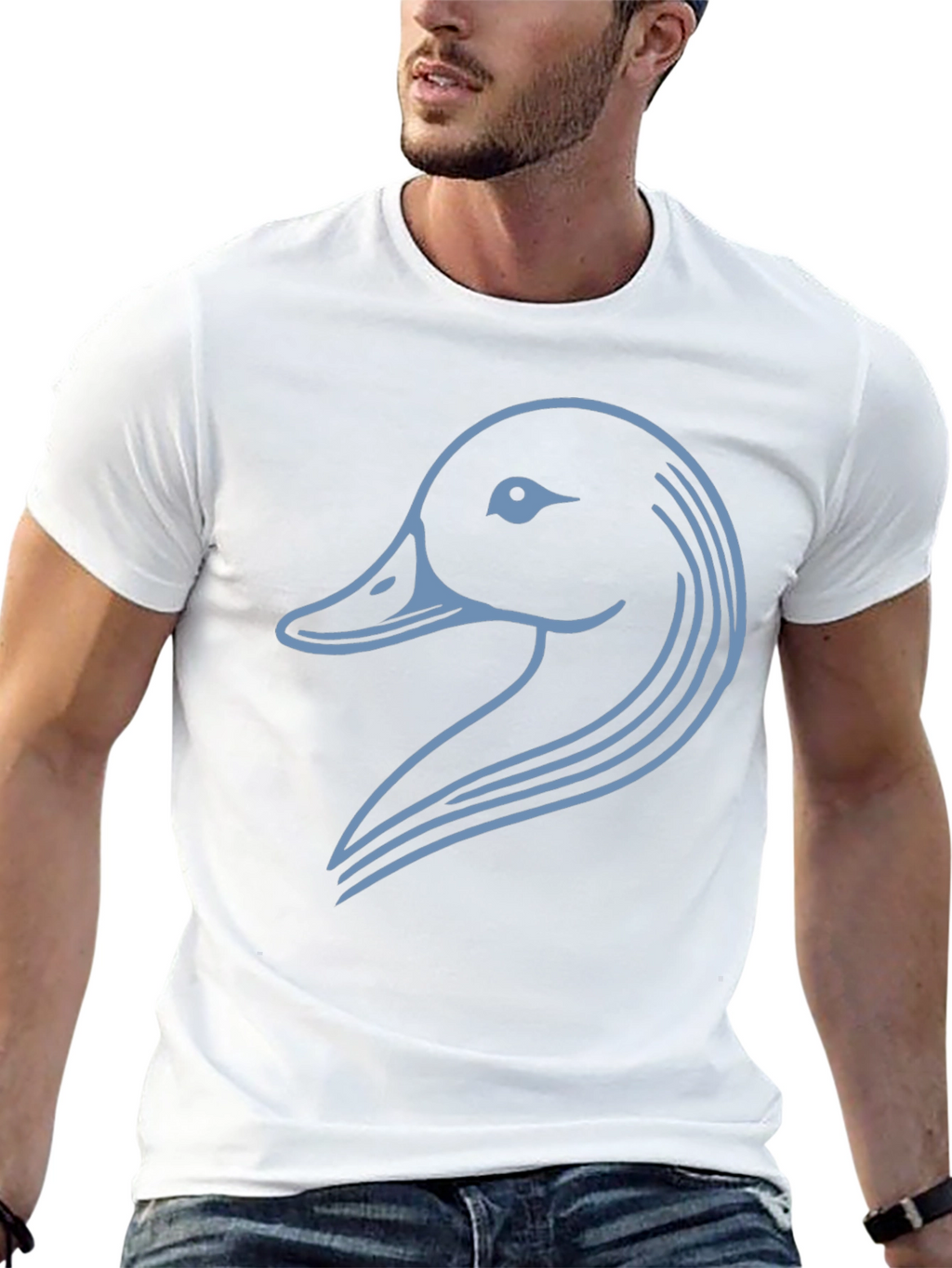 Duck Graphic Tee - Modern Minimalist Design