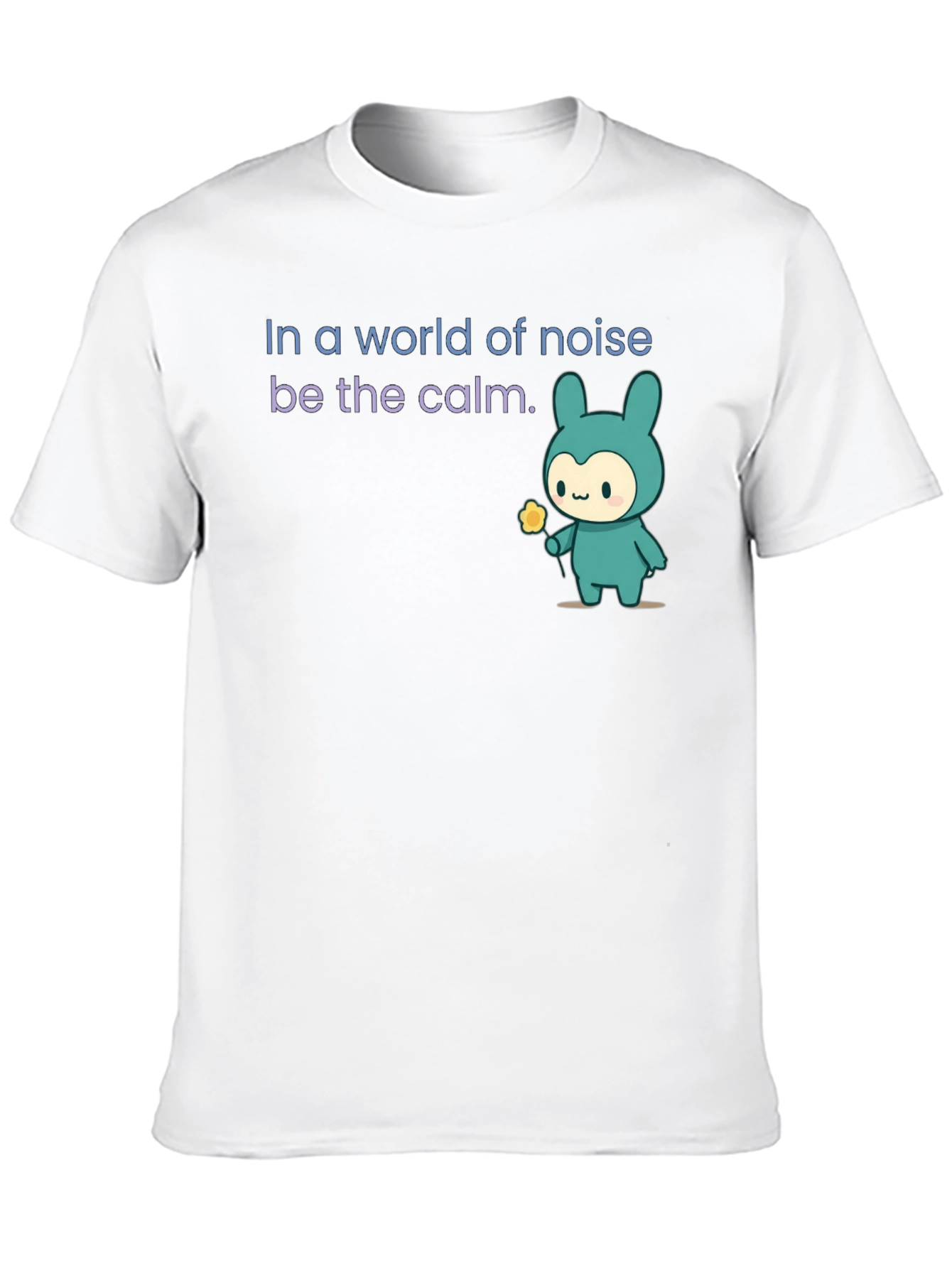Calm Bunny Graphic Tee - Comfort Fit