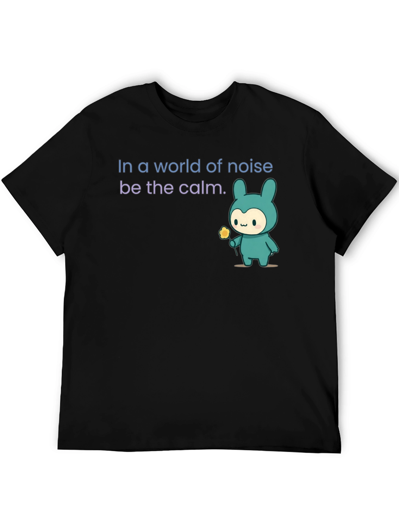 Calm Bunny Graphic Tee - Comfort Fit