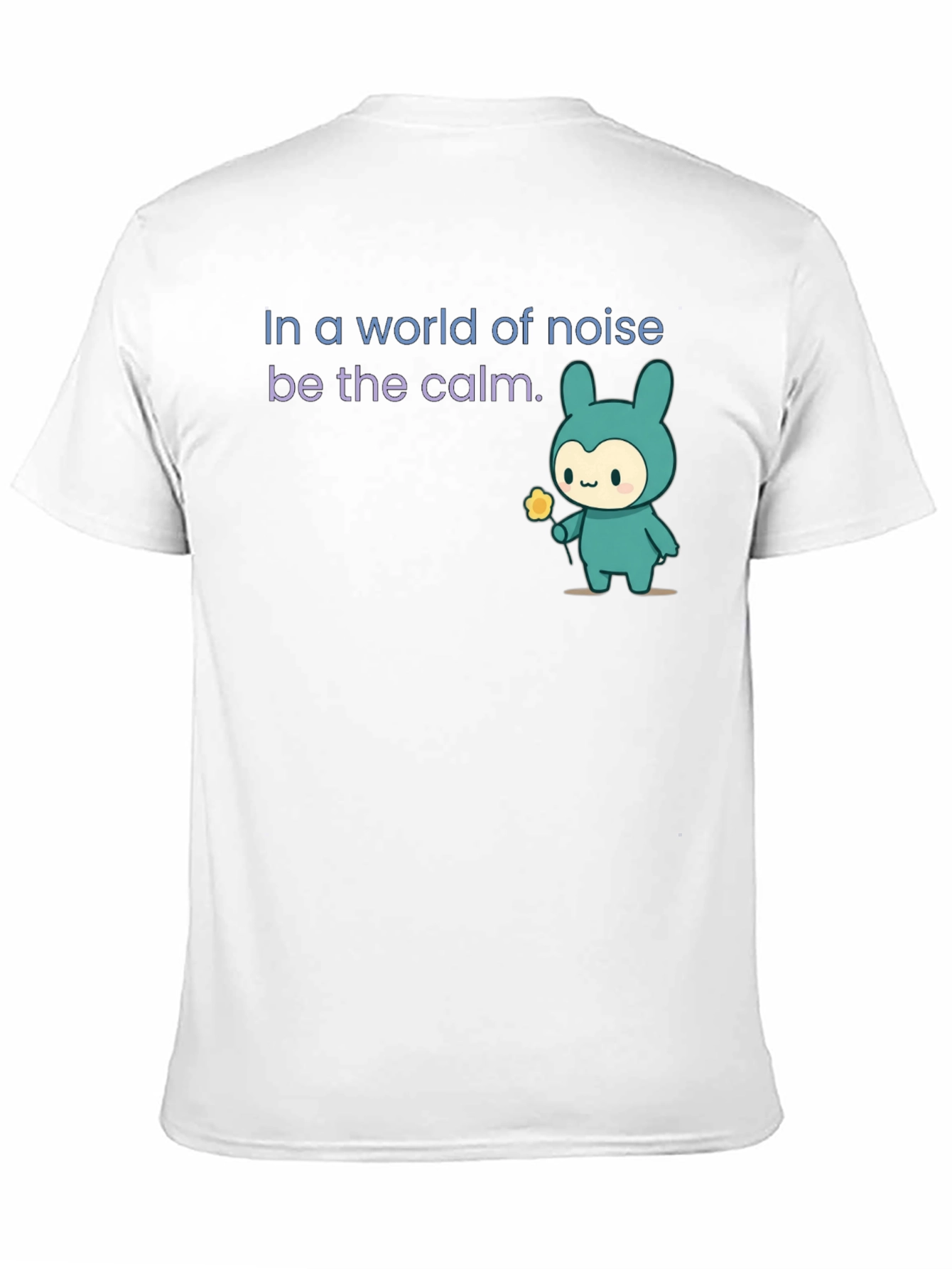 Calm Bunny Graphic Tee - Comfort Fit