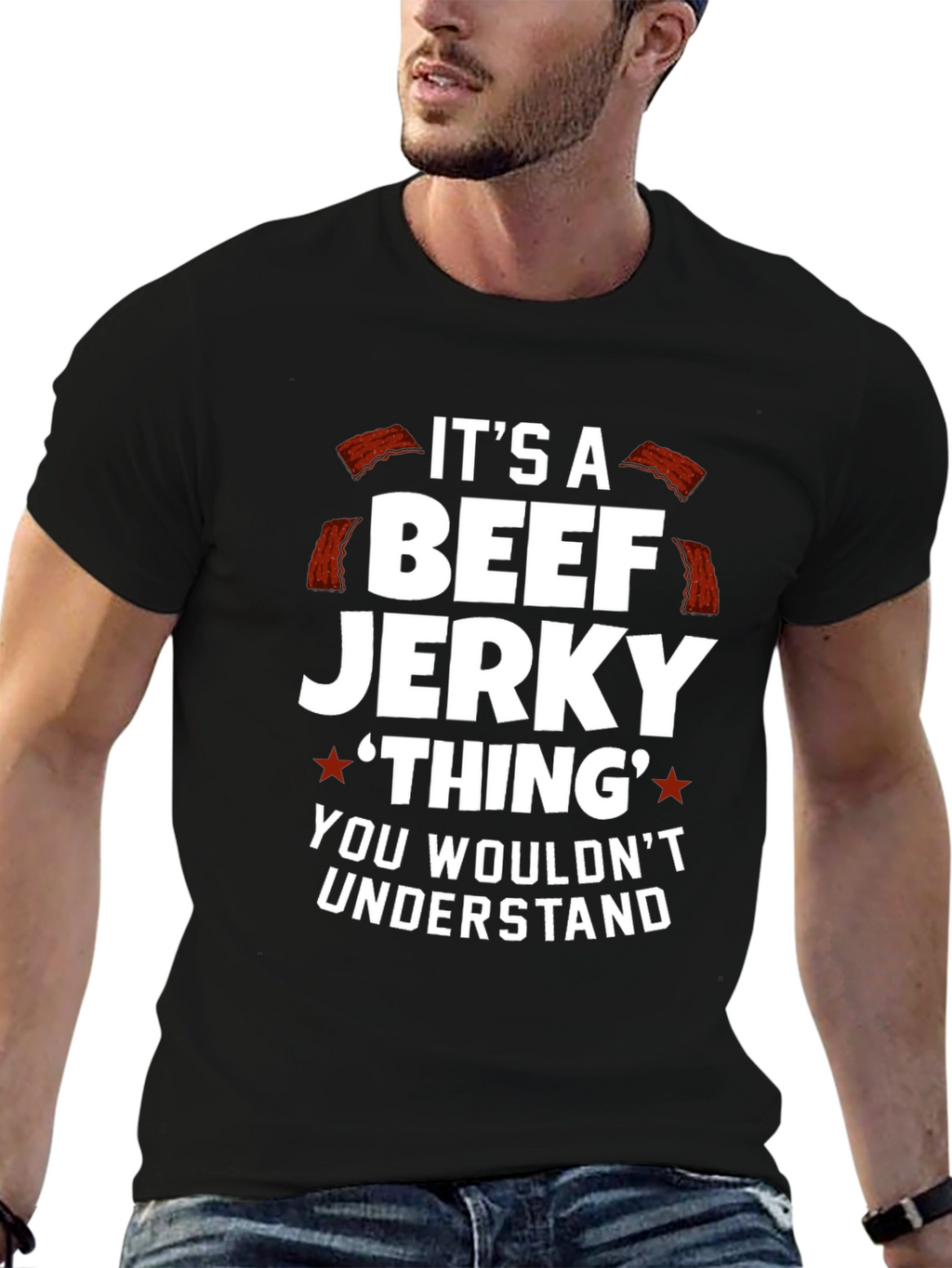 Beef Jerky Thing T-Shirt Funny Graphic Tee