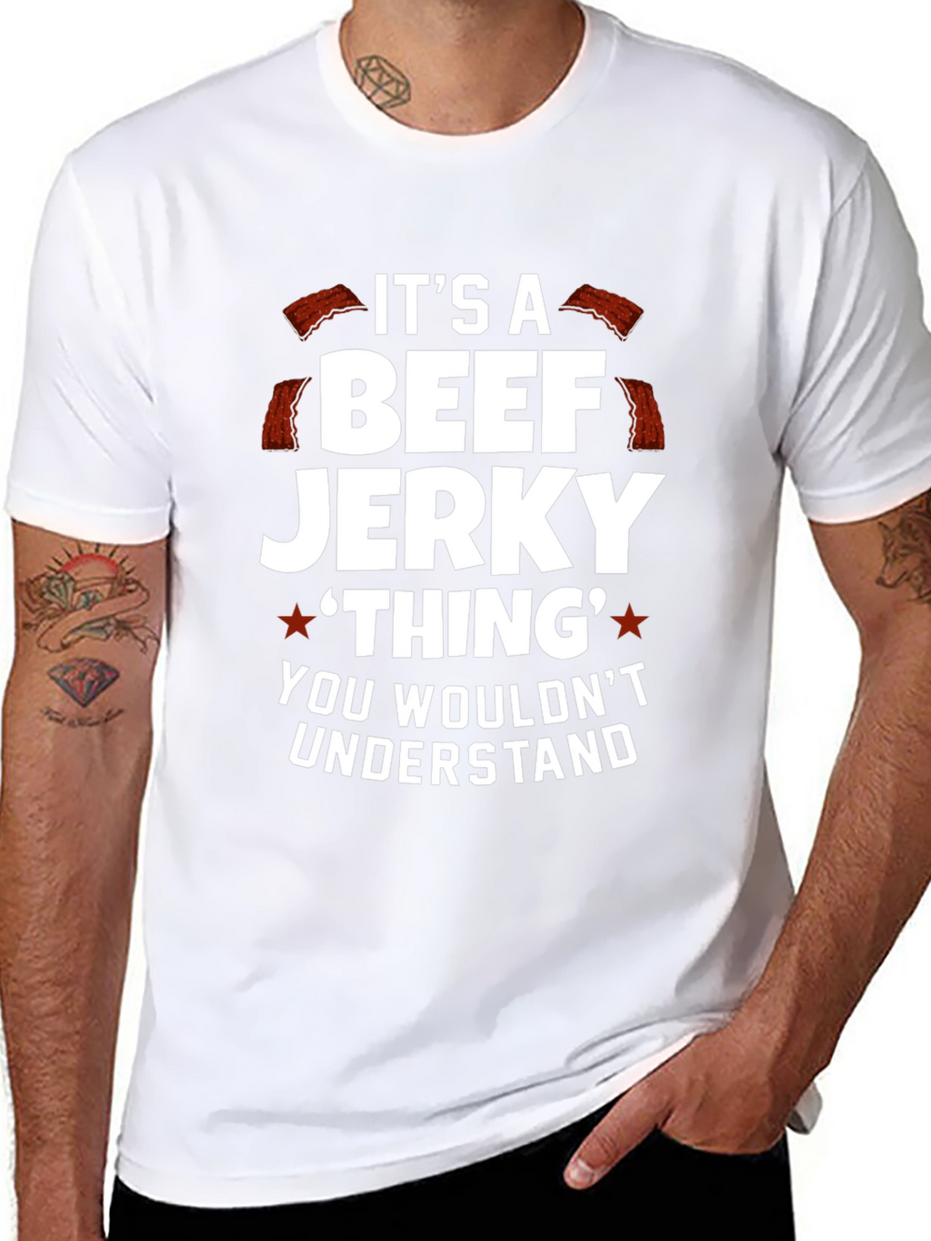 Beef Jerky Thing T-Shirt Funny Graphic Tee