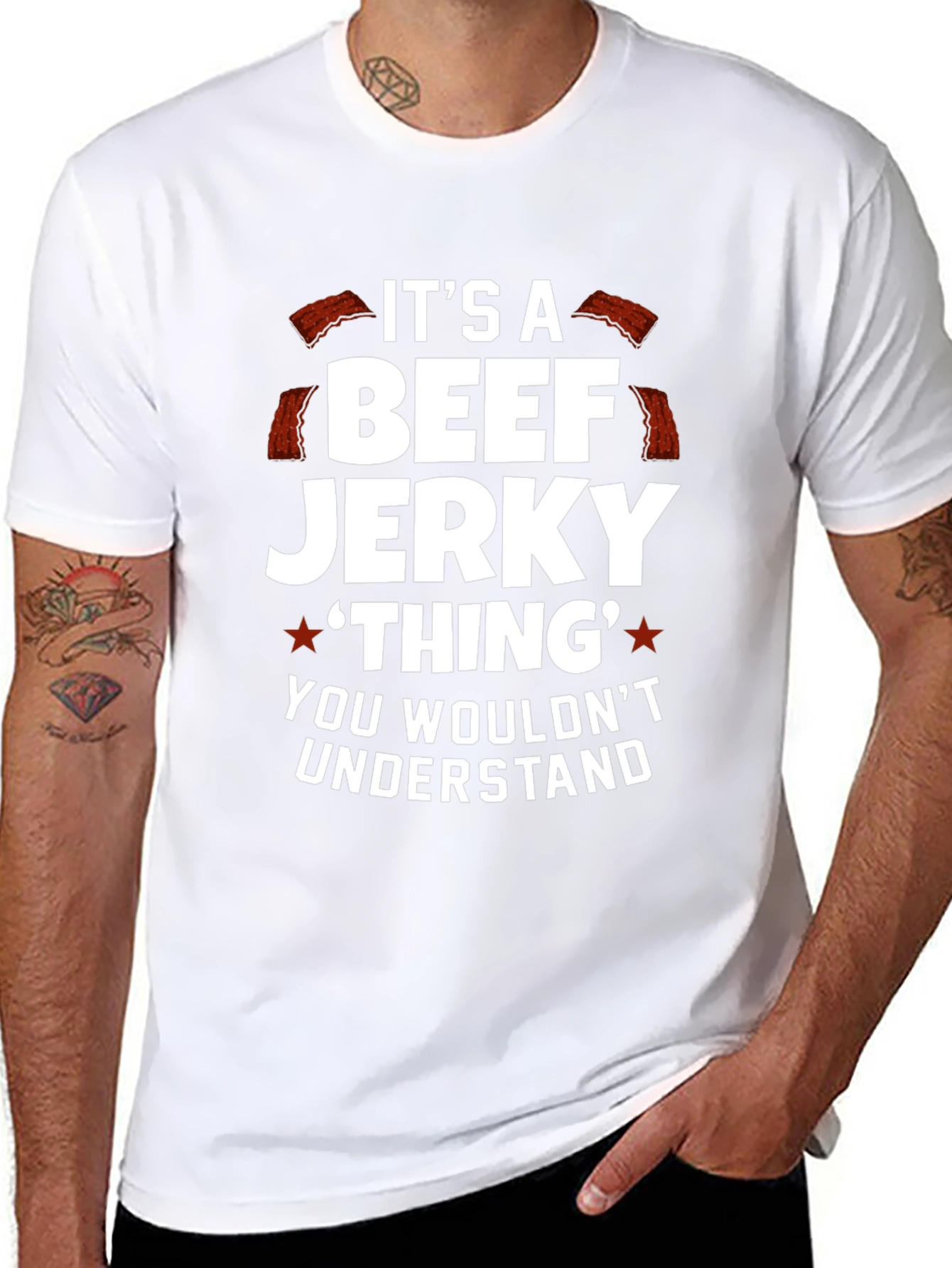 Beef Jerky Thing T-Shirt Funny Graphic Tee