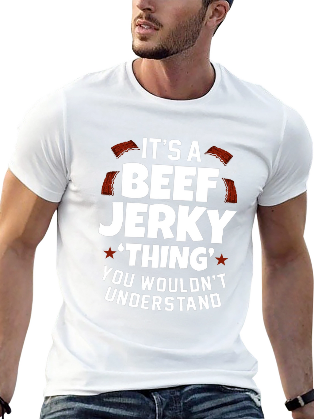 Beef Jerky Thing T-Shirt Funny Graphic Tee