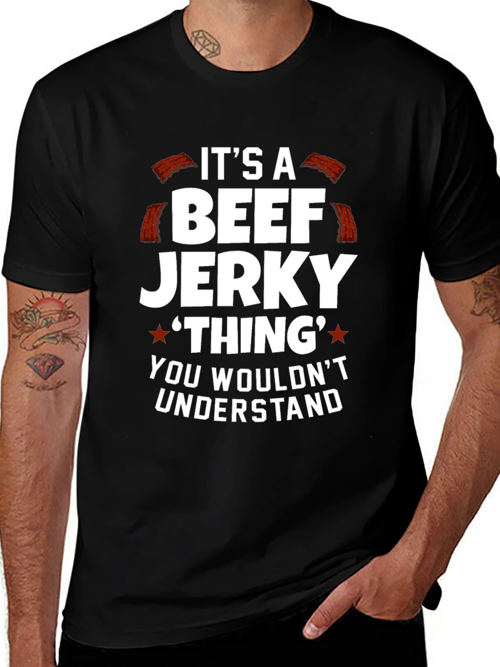 Beef Jerky Thing T-Shirt Funny Graphic Tee