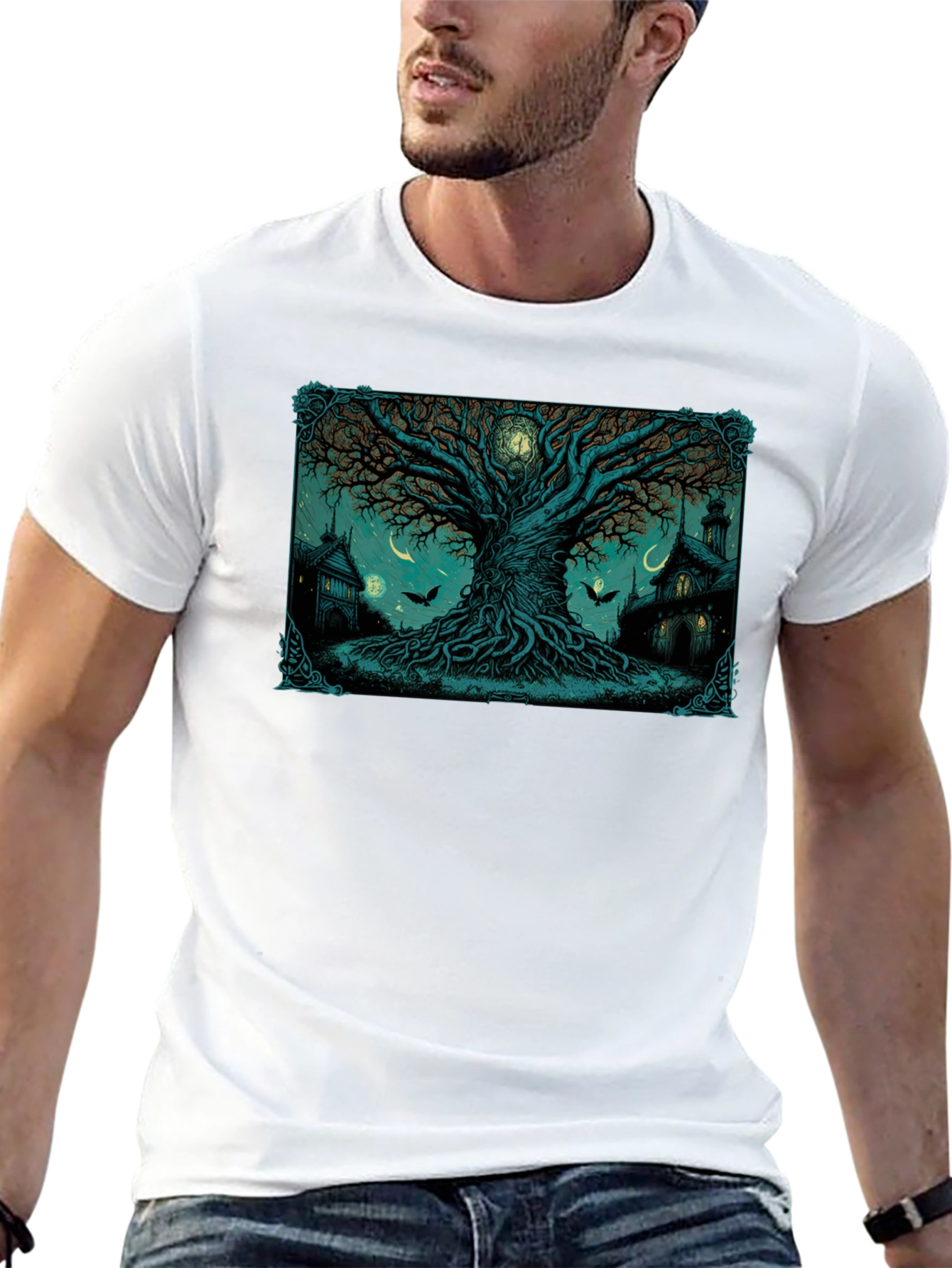 Mystic Tree Graphic T-Shirt