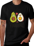 Avocado & Egg Couple Graphic Tee
