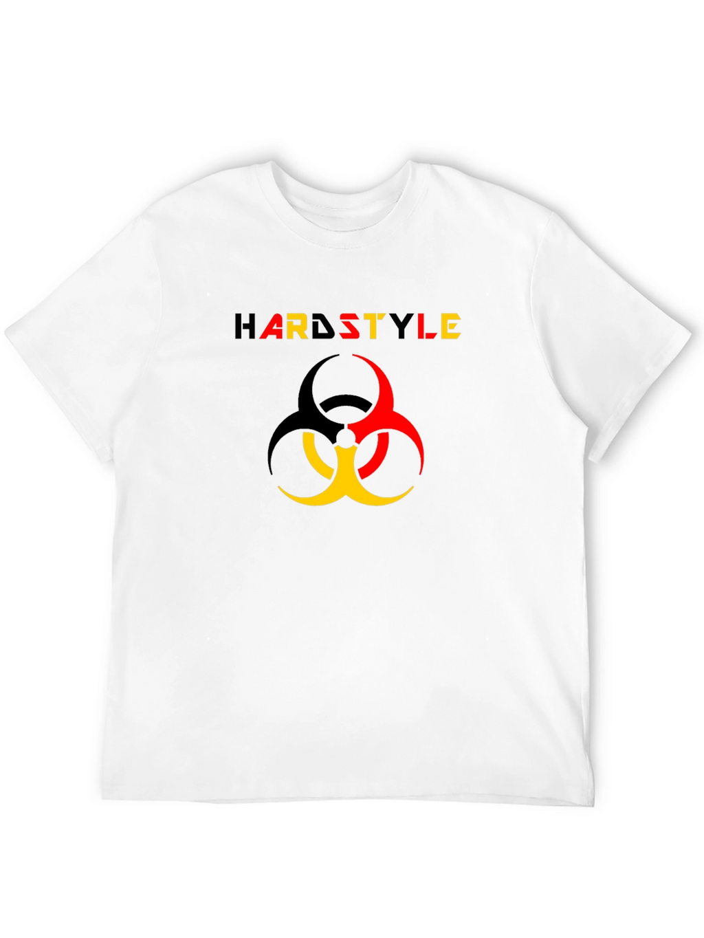 Hardstyle Biohazard Symbol Black T-Shirt