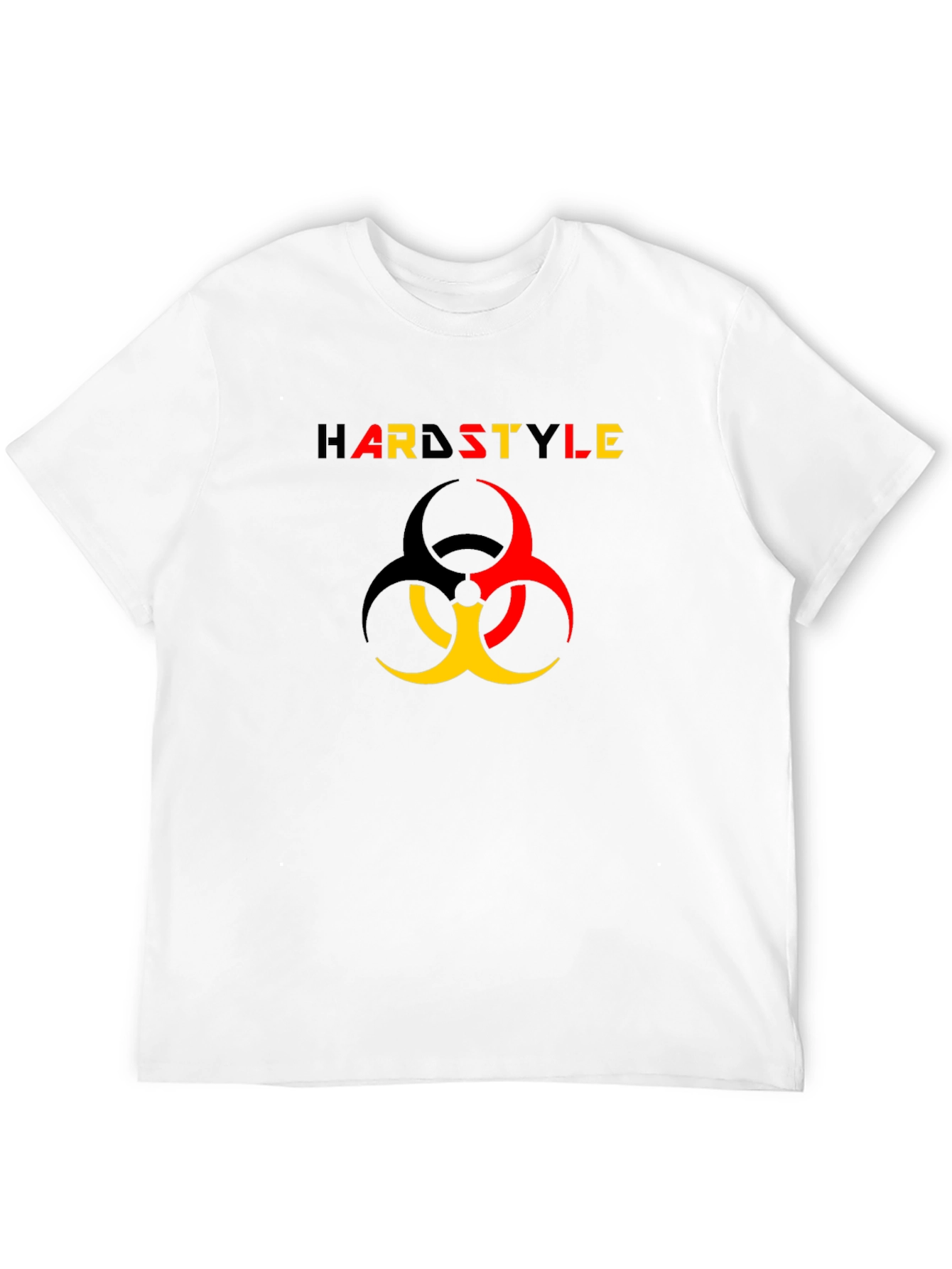 Hardstyle Biohazard Symbol Black T-Shirt