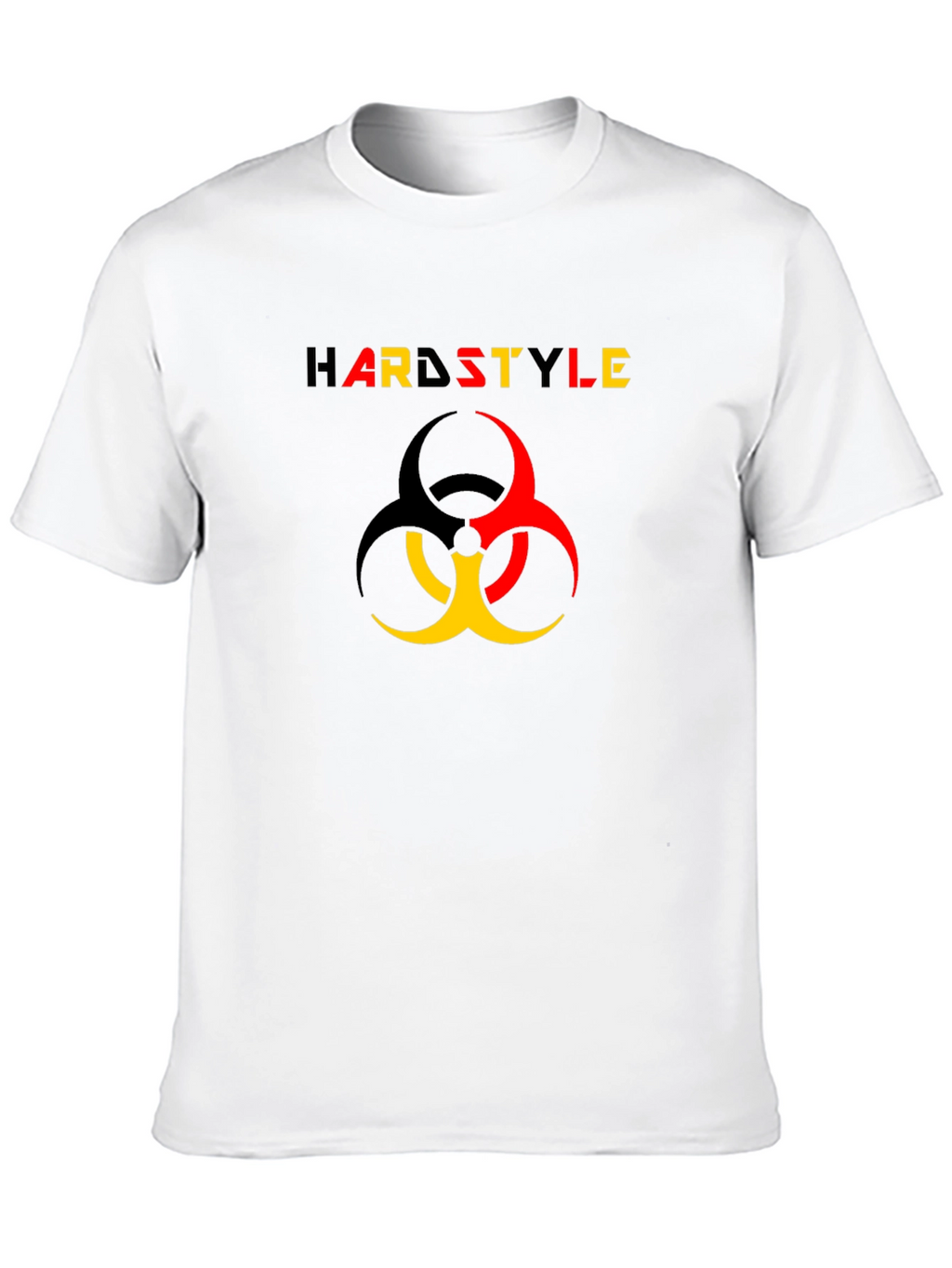 Hardstyle Biohazard Symbol Black T-Shirt