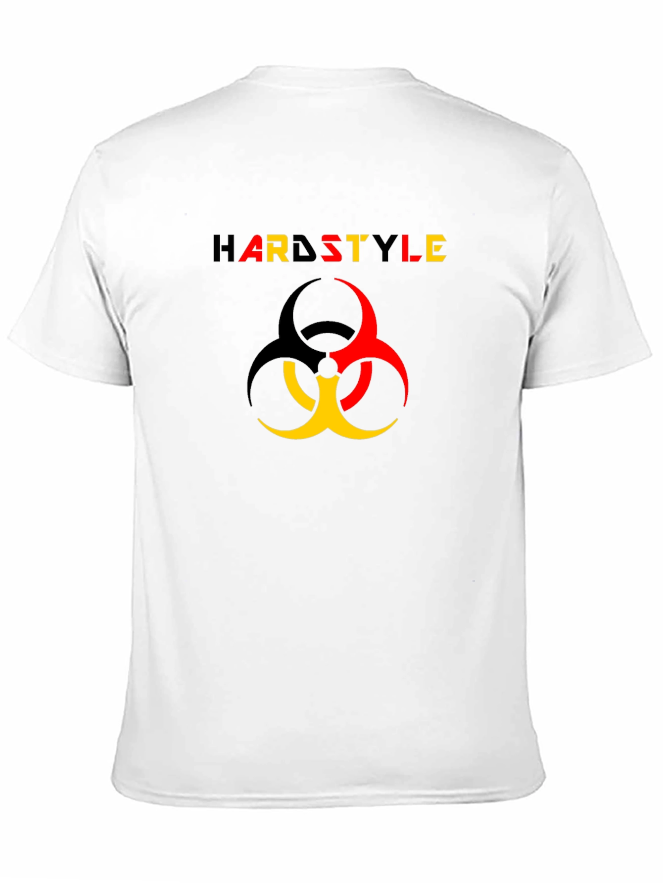 Hardstyle Biohazard Symbol Black T-Shirt