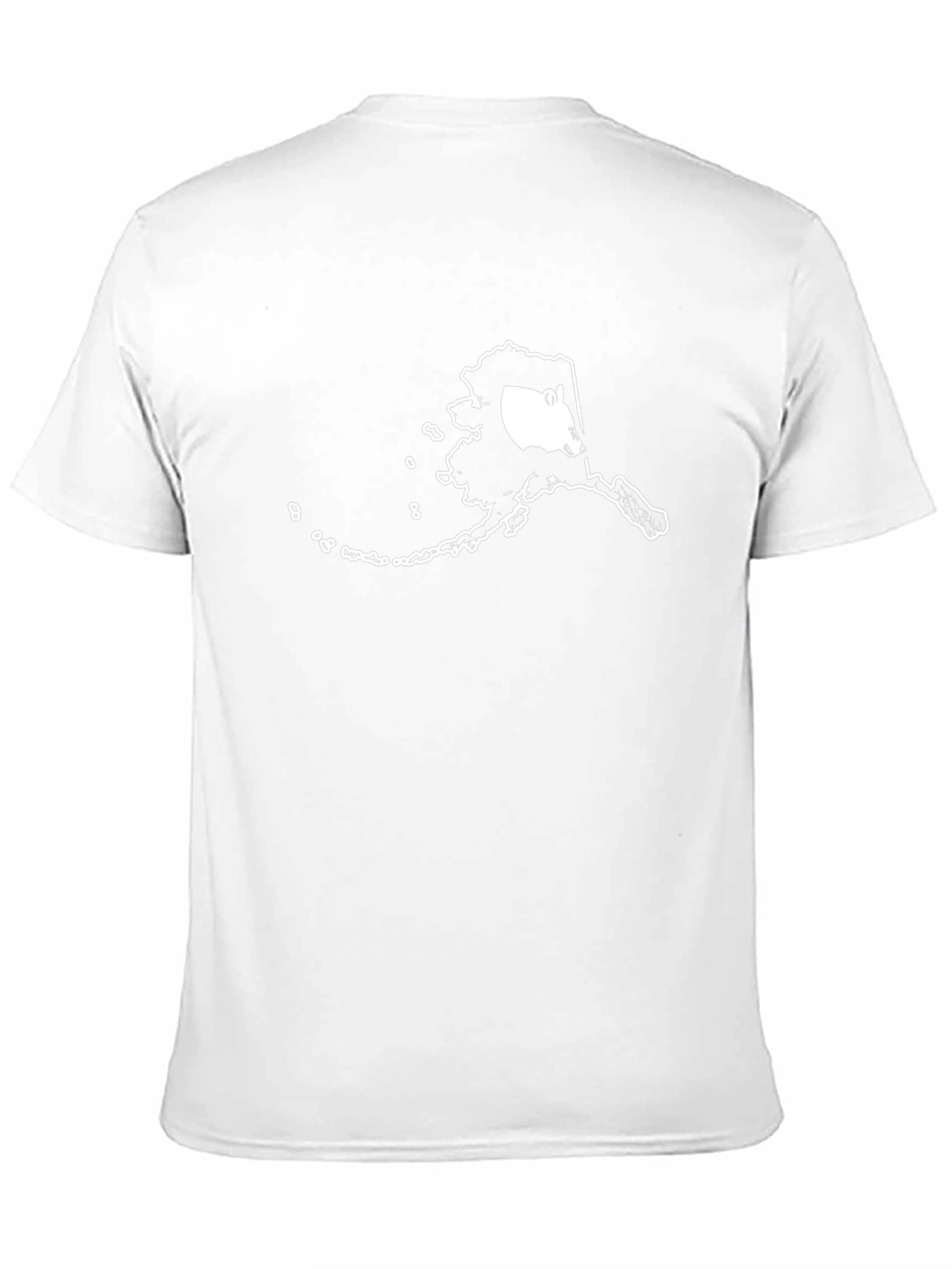 Alaska Bear Graphic Tee - Black Cotton