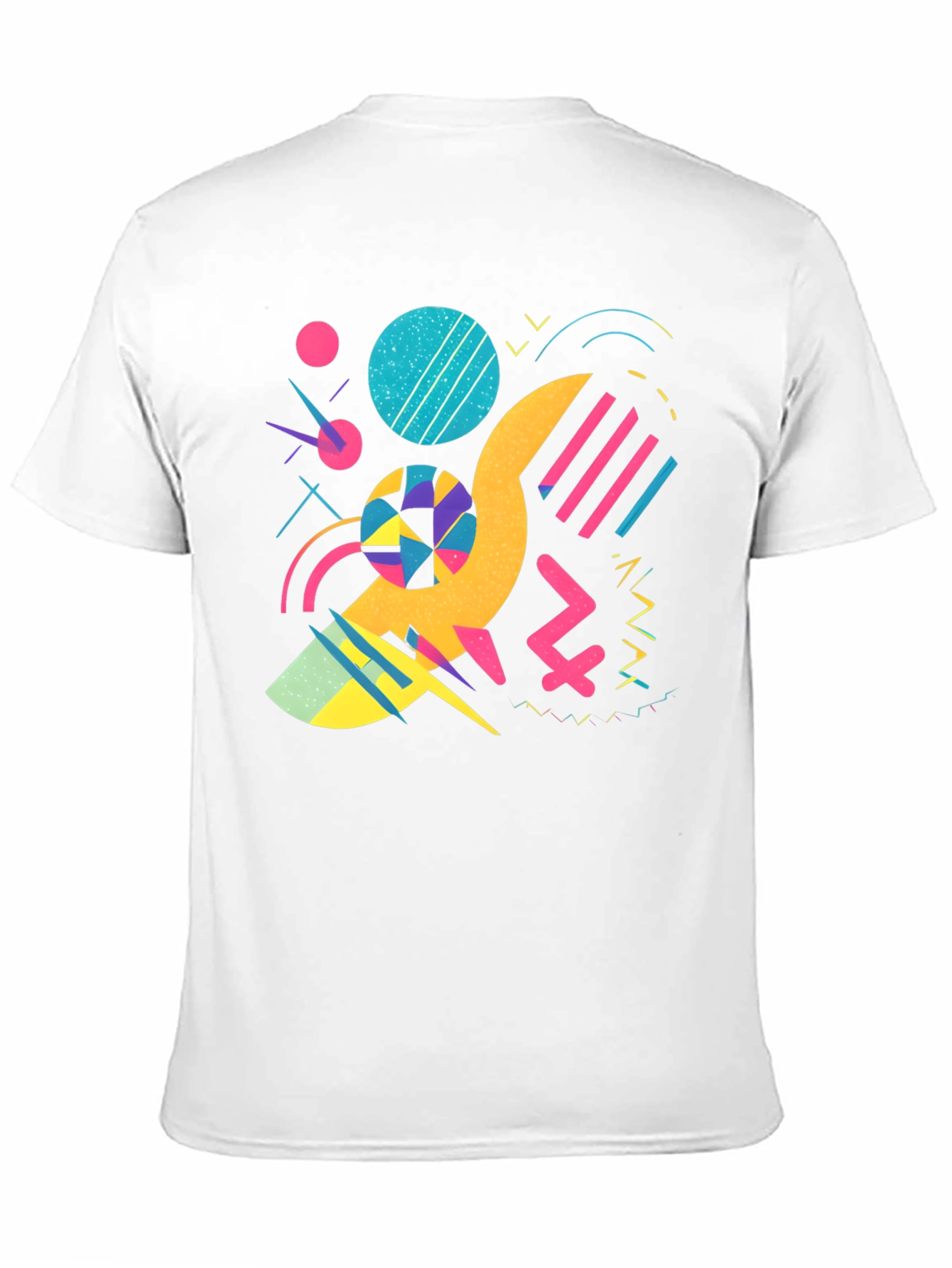 Retro 80s/90s Style Graphic Print Black T-Shirt