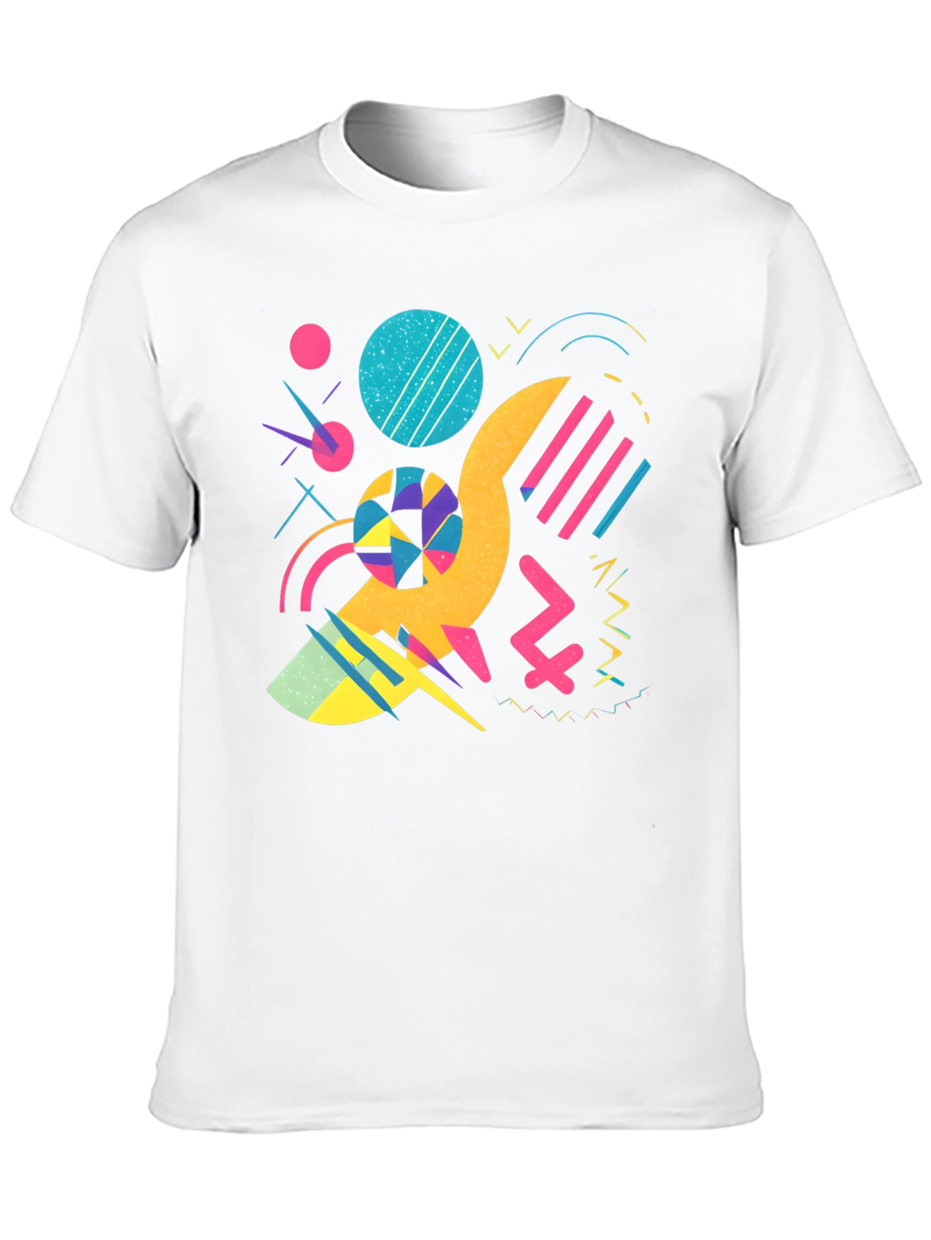 Retro 80s/90s Style Graphic Print Black T-Shirt