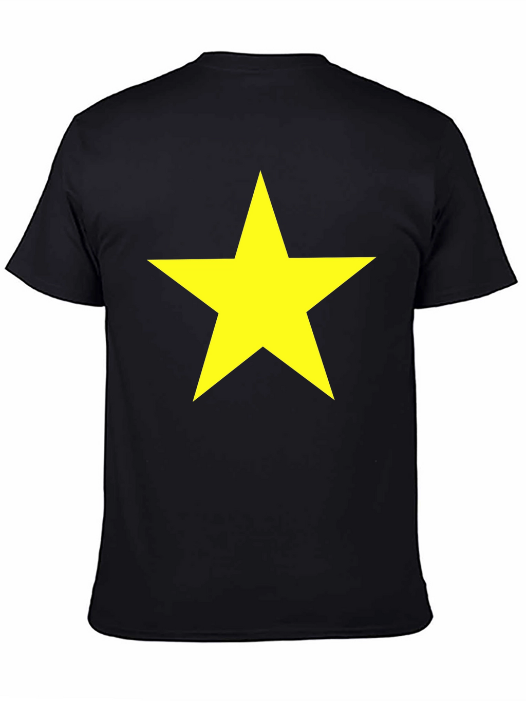 Bold Star Graphic Tee - Classic Crew Neck T-Shirt