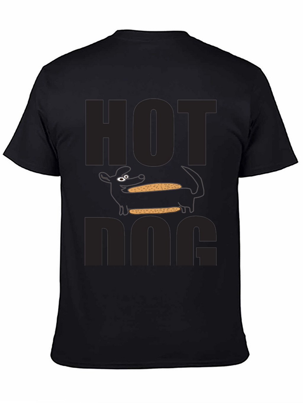 Hot Dog Graphic T-Shirt Novelty Food Tee
