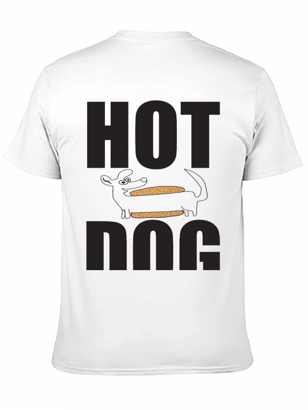 Hot Dog Graphic T-Shirt Novelty Food Tee
