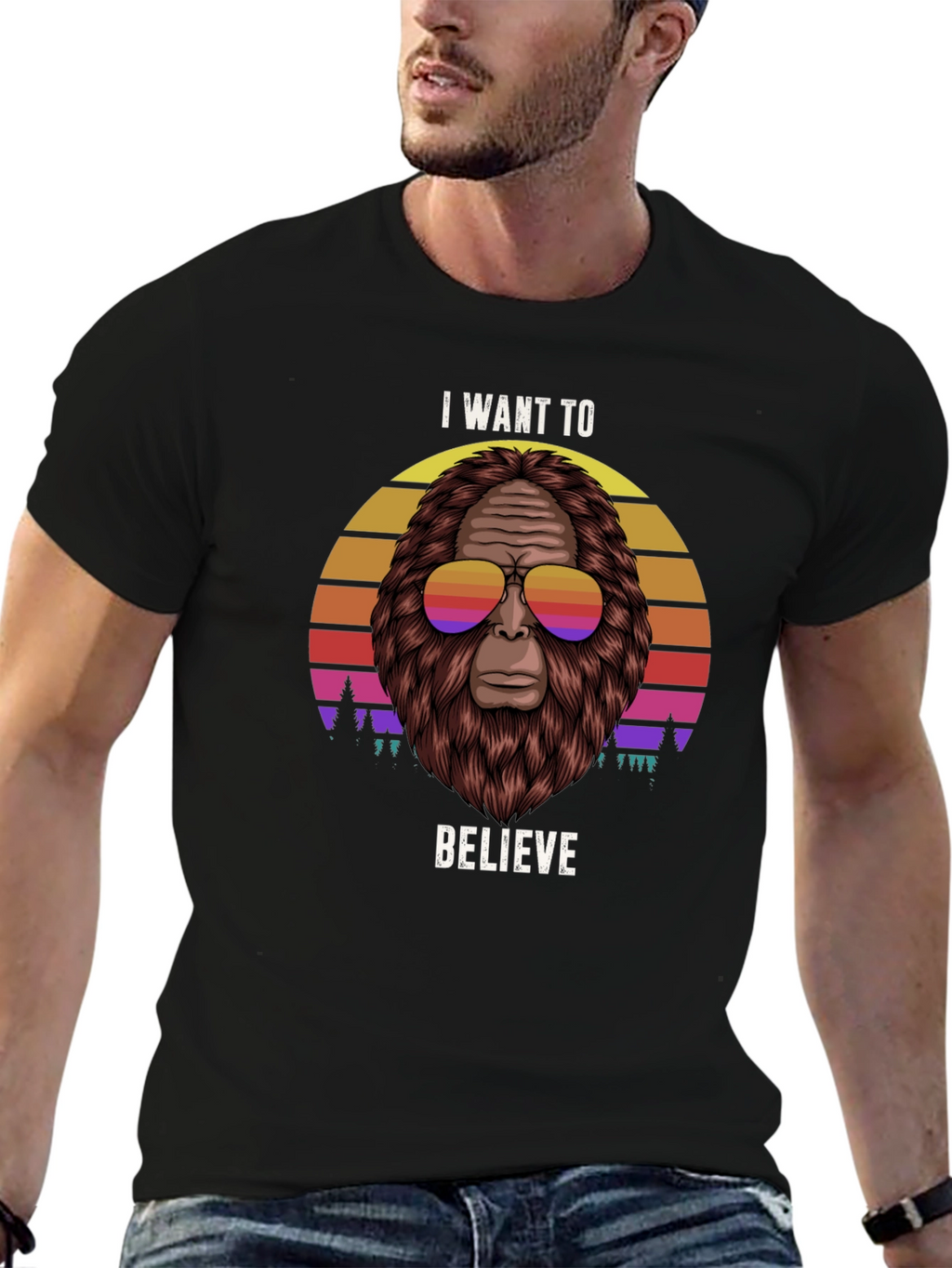 I Want To Believe Bigfoot T-Shirt