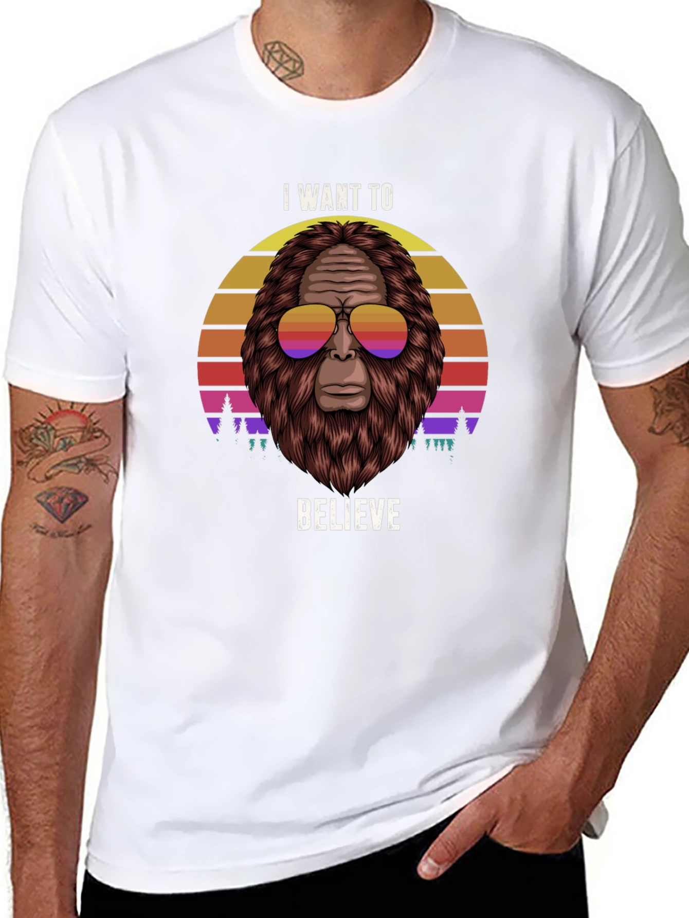 I Want To Believe Bigfoot T-Shirt